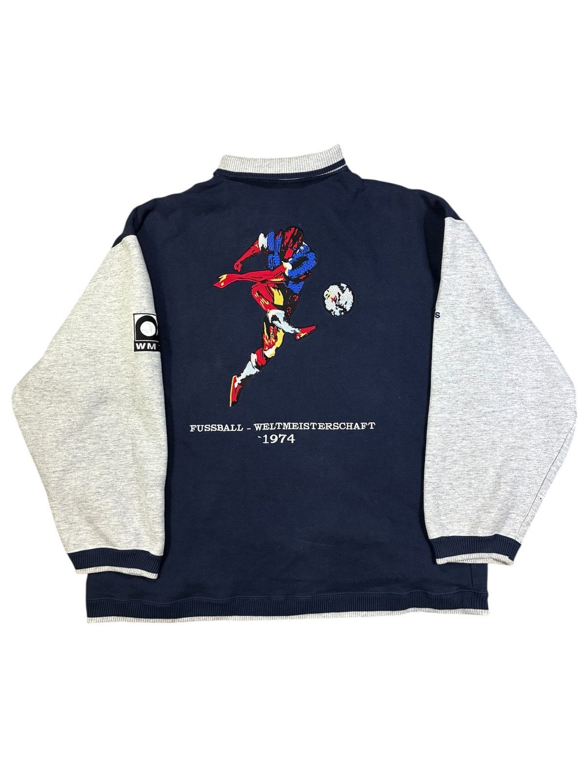 Adidas Mens Adidas WM 1974 “ Franz Beckenbauer “ Sweatshirt Size L Size US L / EU 52-54 / 3 - 2 Thumbnail