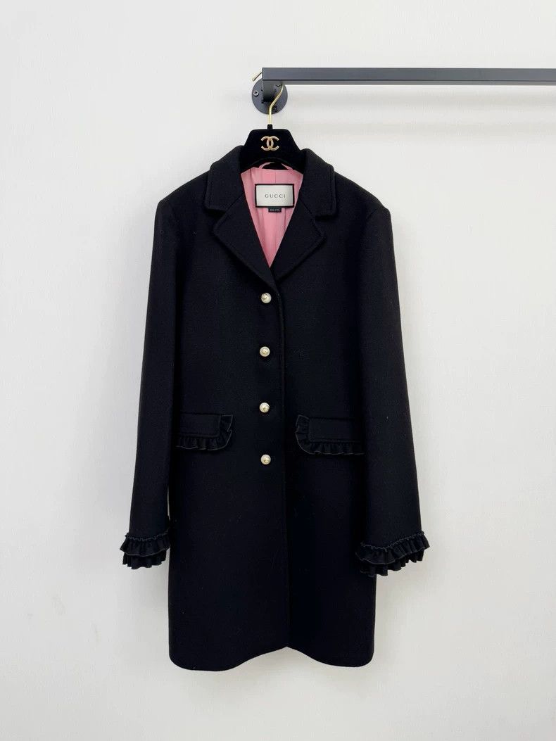 Gucci Gucci Wool coat 2502-Nextarrow Size US S / EU 44-46 / 1 - 1 Thumbnail