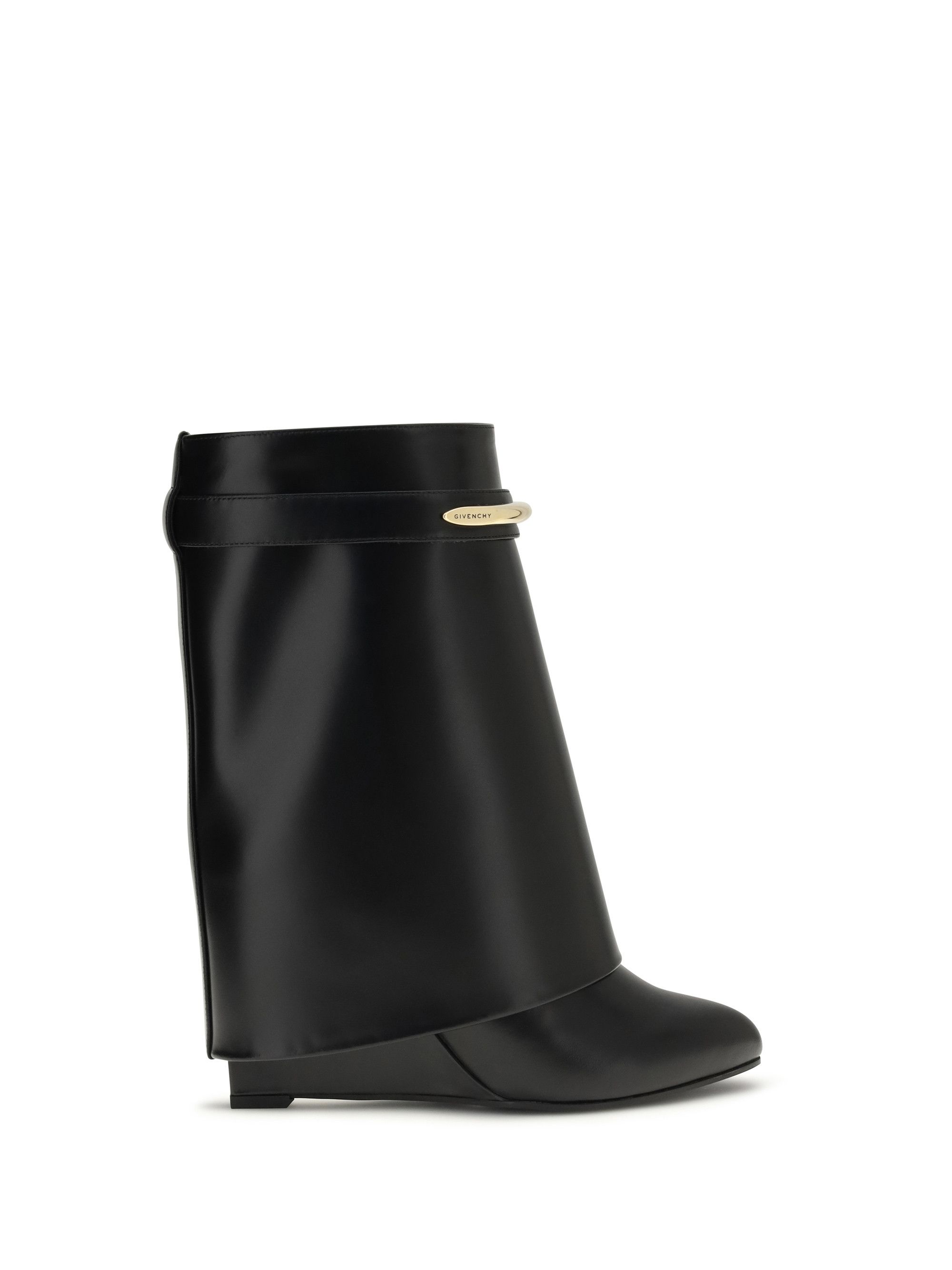 Givenchy Leather Shark Ankle Boots Size US 8.5 / IT 38.5 - 1 Thumbnail