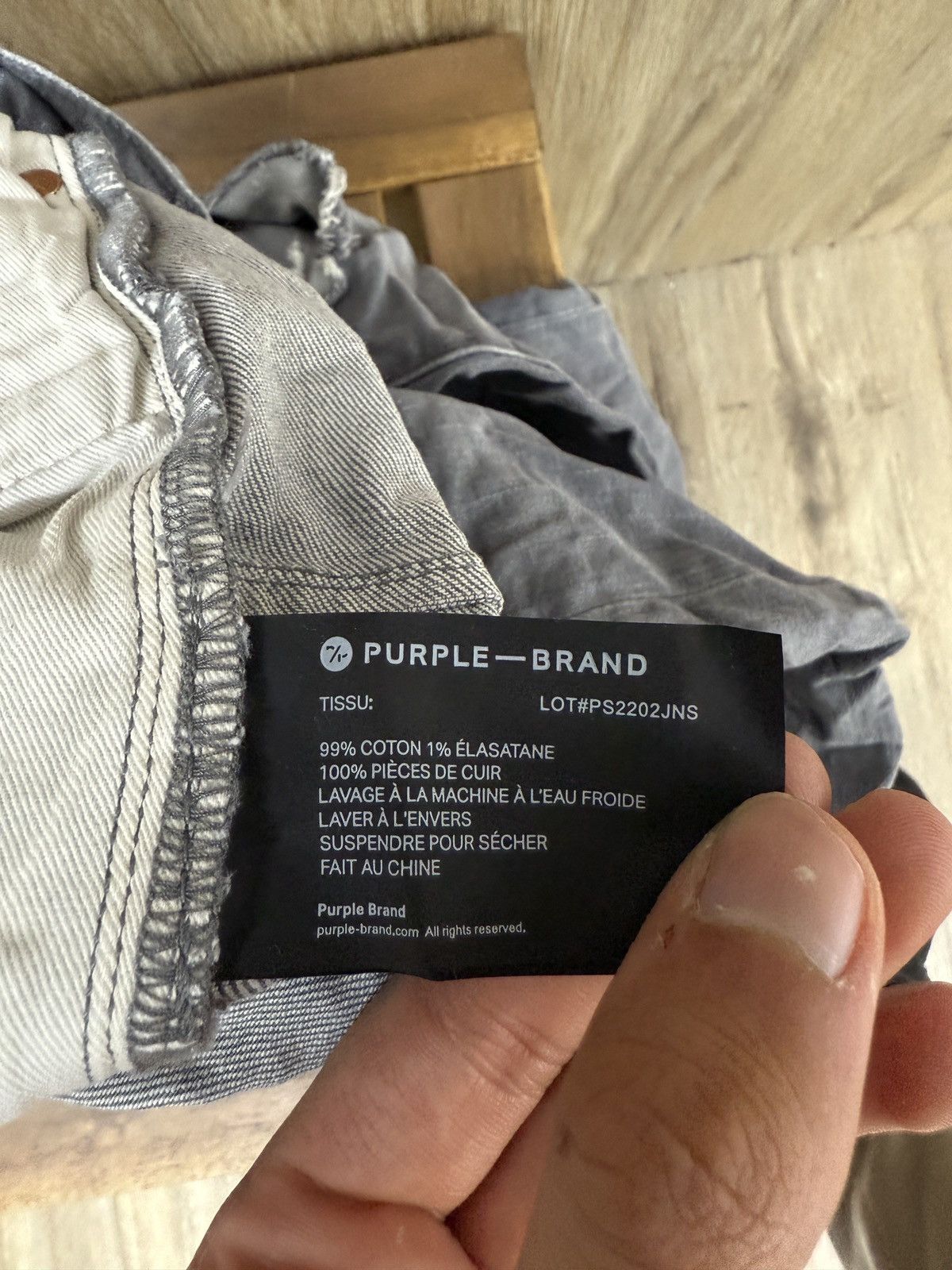 Purple Brand Purple Grey Denim Jeans Size US 29 - 12 Thumbnail