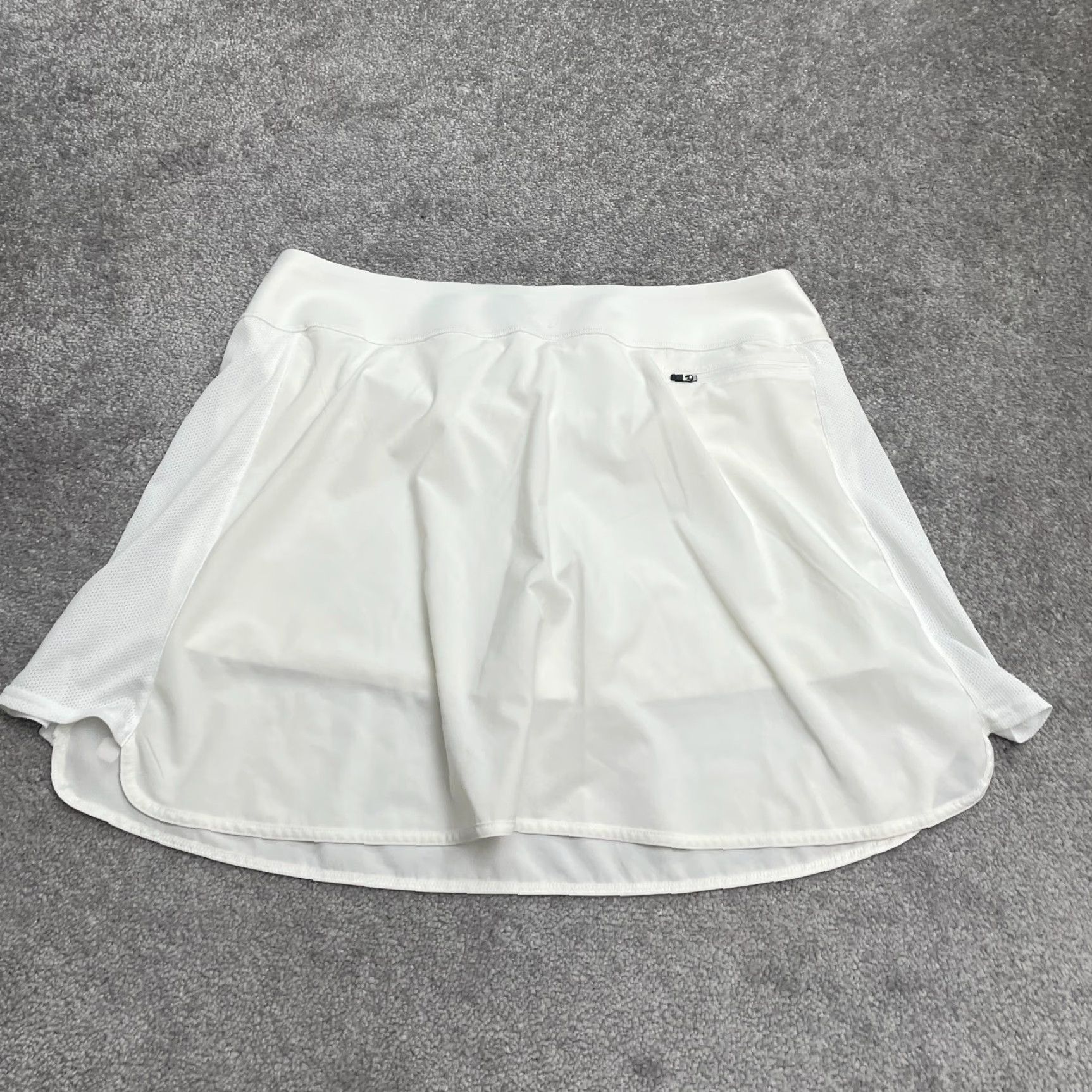 Puma Puma Skort Womens 2XL White Skirt Short Active Stretch Pockets Logo Pull On Sport Skirt Size 40" / US 18 - 3 Thumbnail