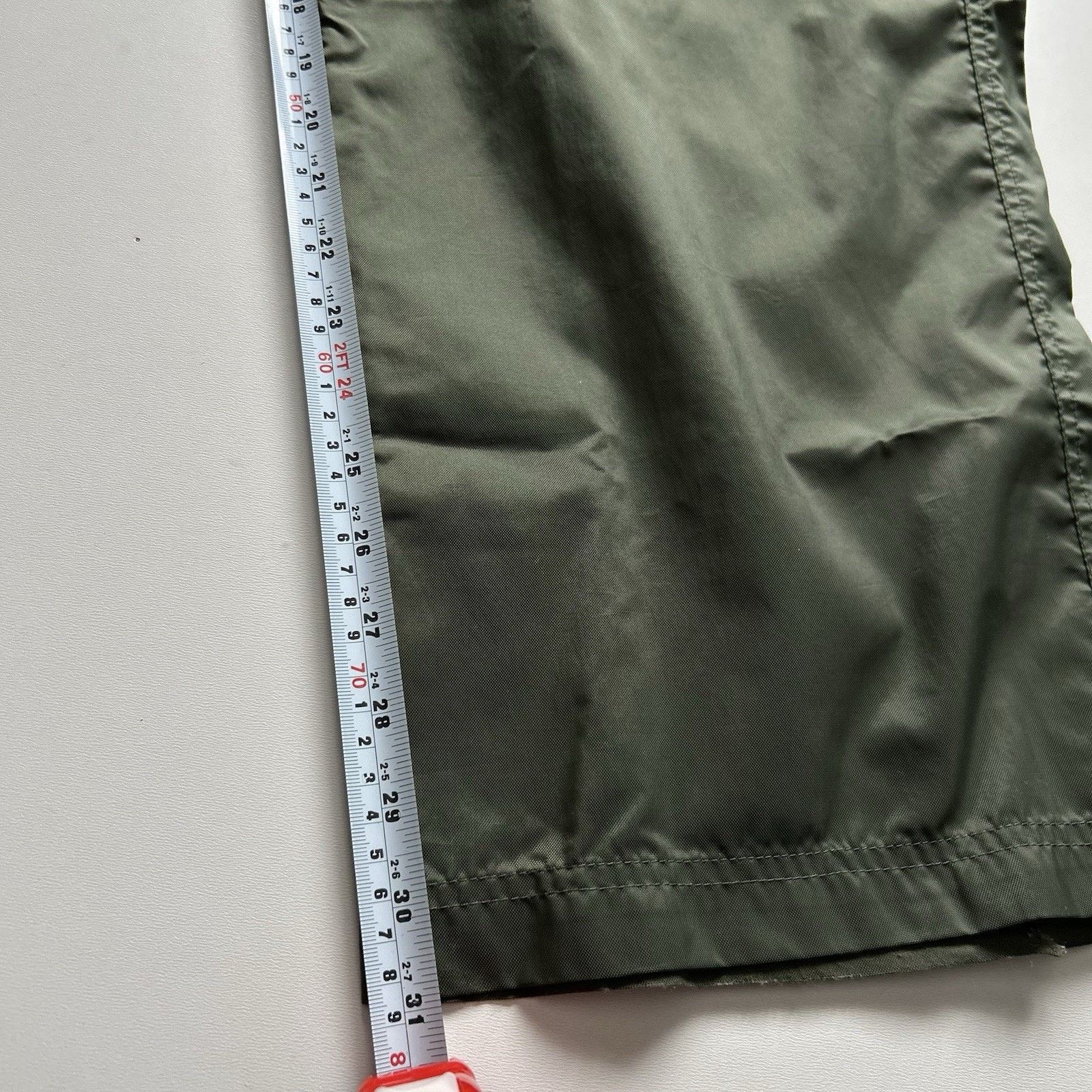 Nike × Vintage Vintage 90s Nike Pants Large Green Windbreaker Track Swoosh Size US 32 / EU 48 - 7 Thumbnail