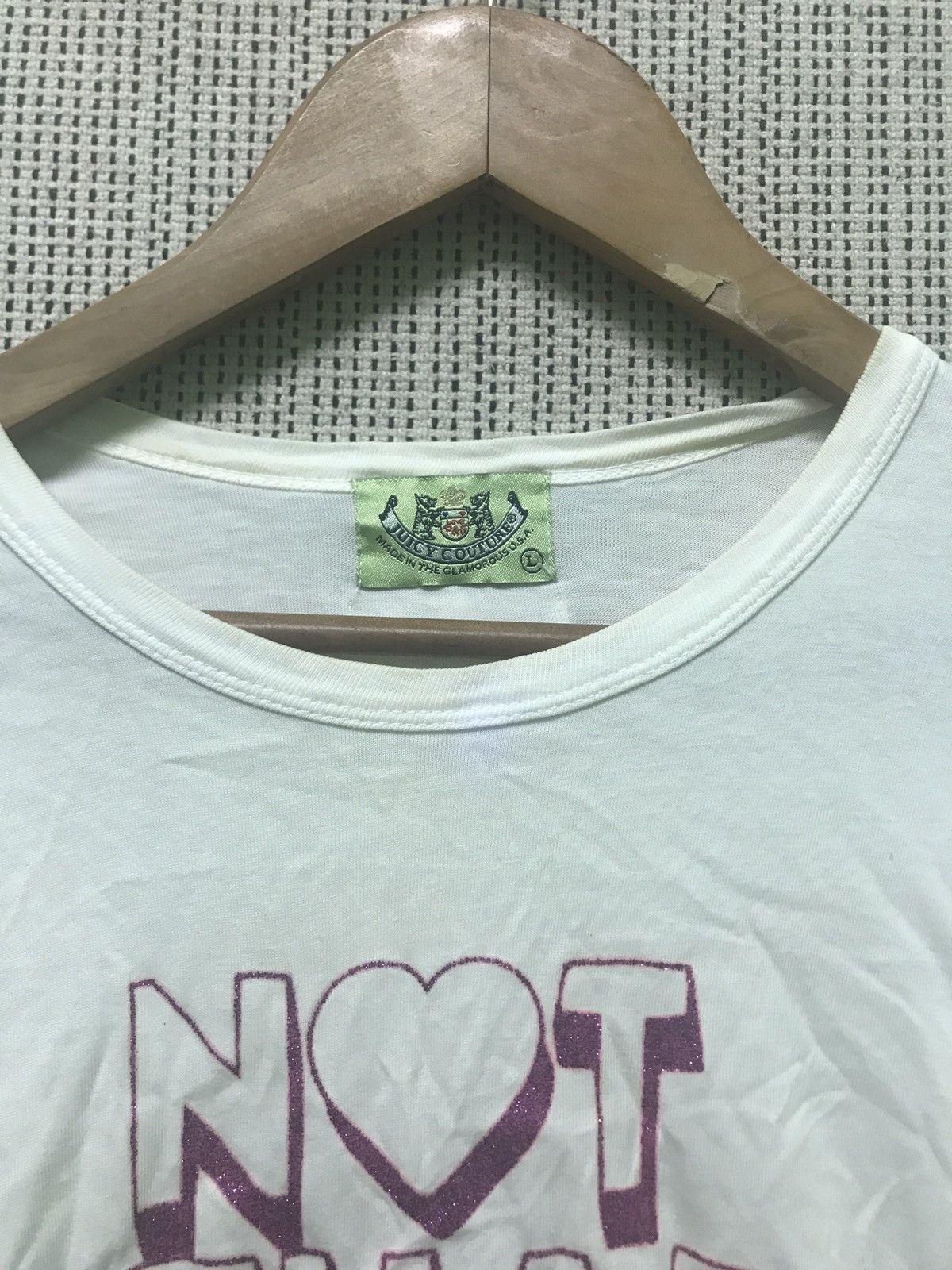Juicy Couture ‼️ juice couture not that into you very rare Size L / US 10 / IT 46 - 3 Thumbnail