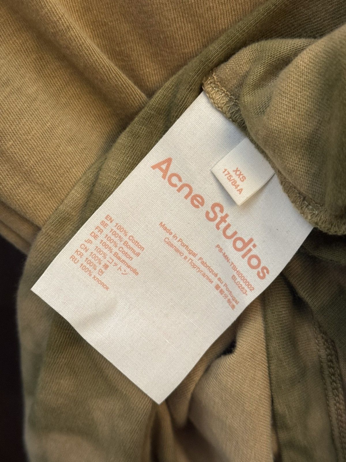 Acne Studios acne studios oversied acid wash tie & dye t-shirt xxs Size US XXS / EU 40 - 2 Thumbnail