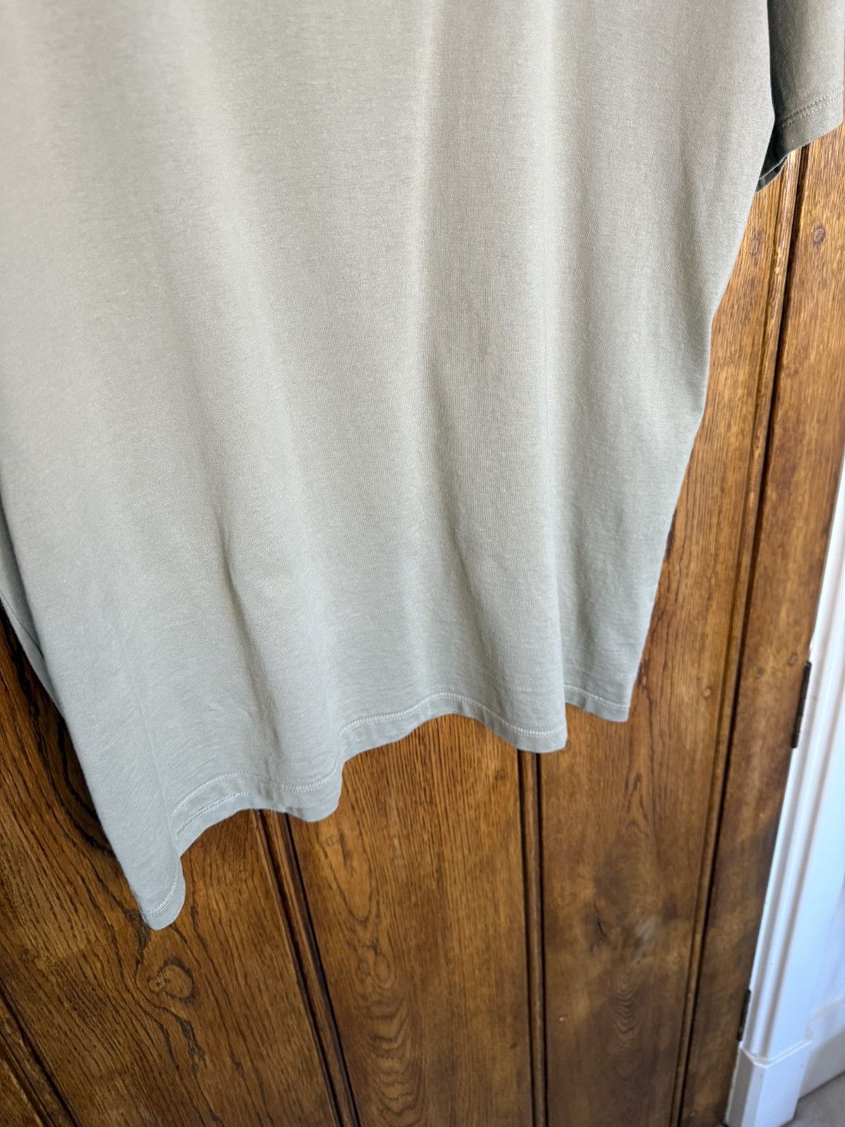 Celine Celine logo t shirt Hedi Slimane khaki green M grail Size US M / EU 48-50 / 2 - 15 Thumbnail