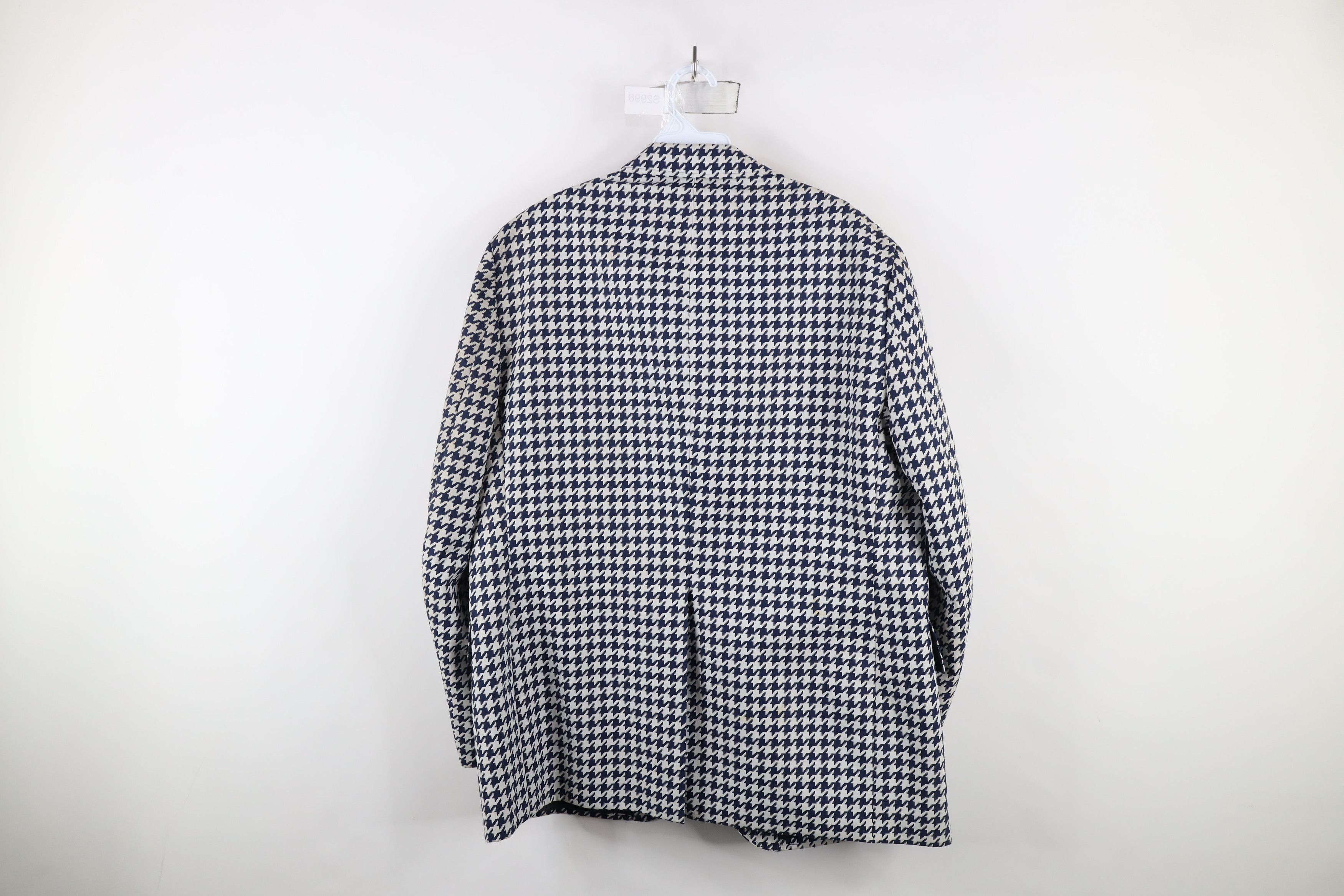 Vintage Vintage 70s Streetwear Houndstooth Suit Coat Blazer Jacket Size US XL / EU 56 / 4 - 14 Thumbnail