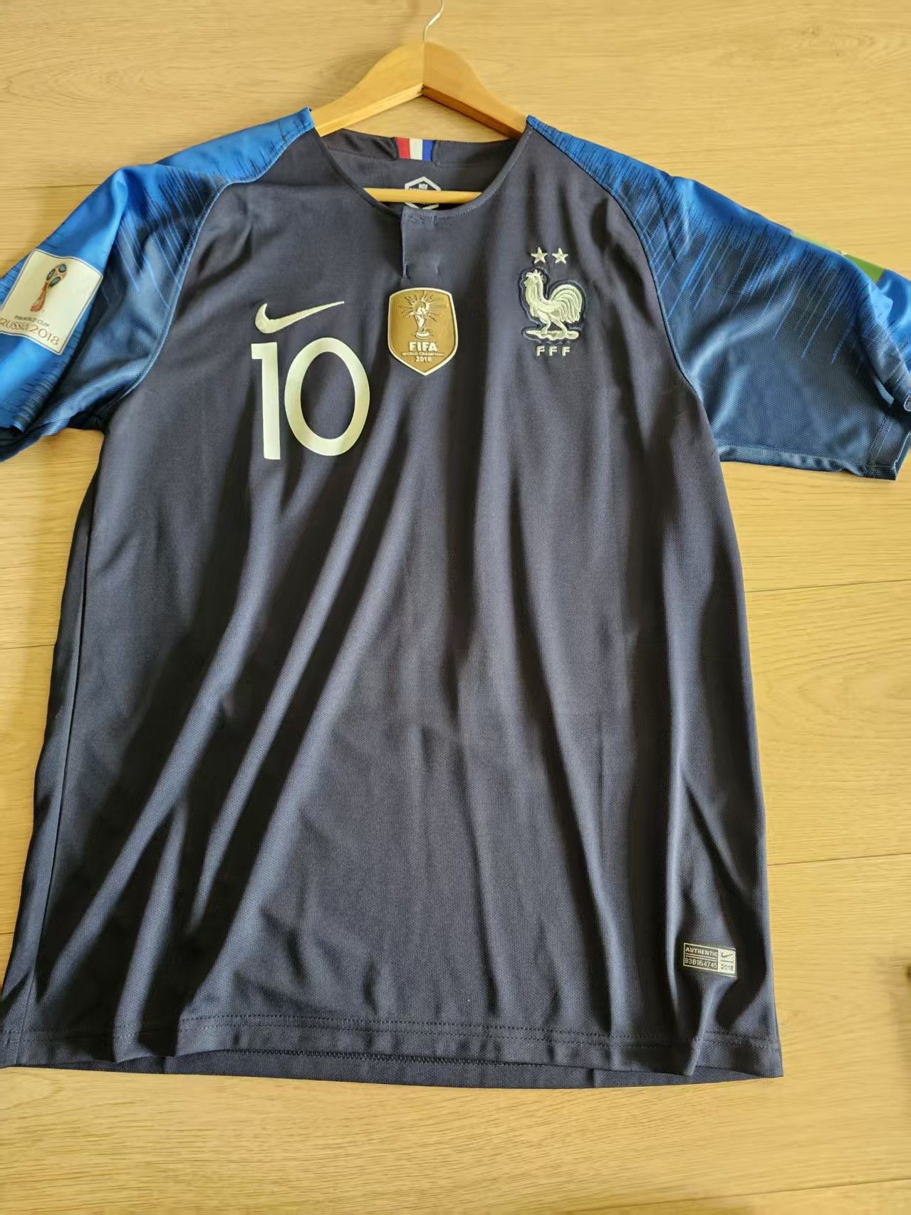 2018 France #10 Kylian Mbappé Jersey XXL
