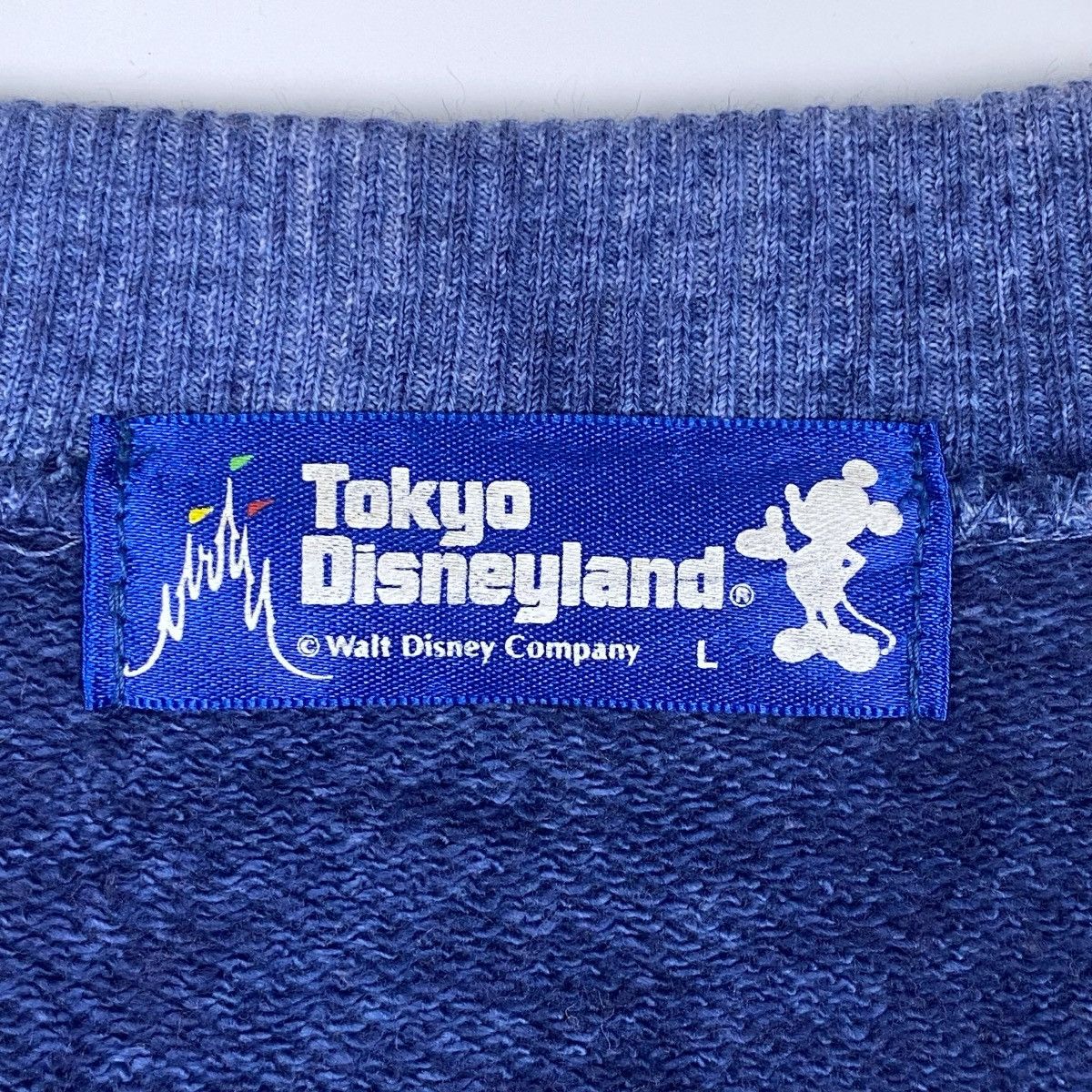 Disney Tokyo Disneyland Sweatshirt Bleach Wash Mickey Mouse Jumper Size L / US 10 / IT 46 - 6 Thumbnail