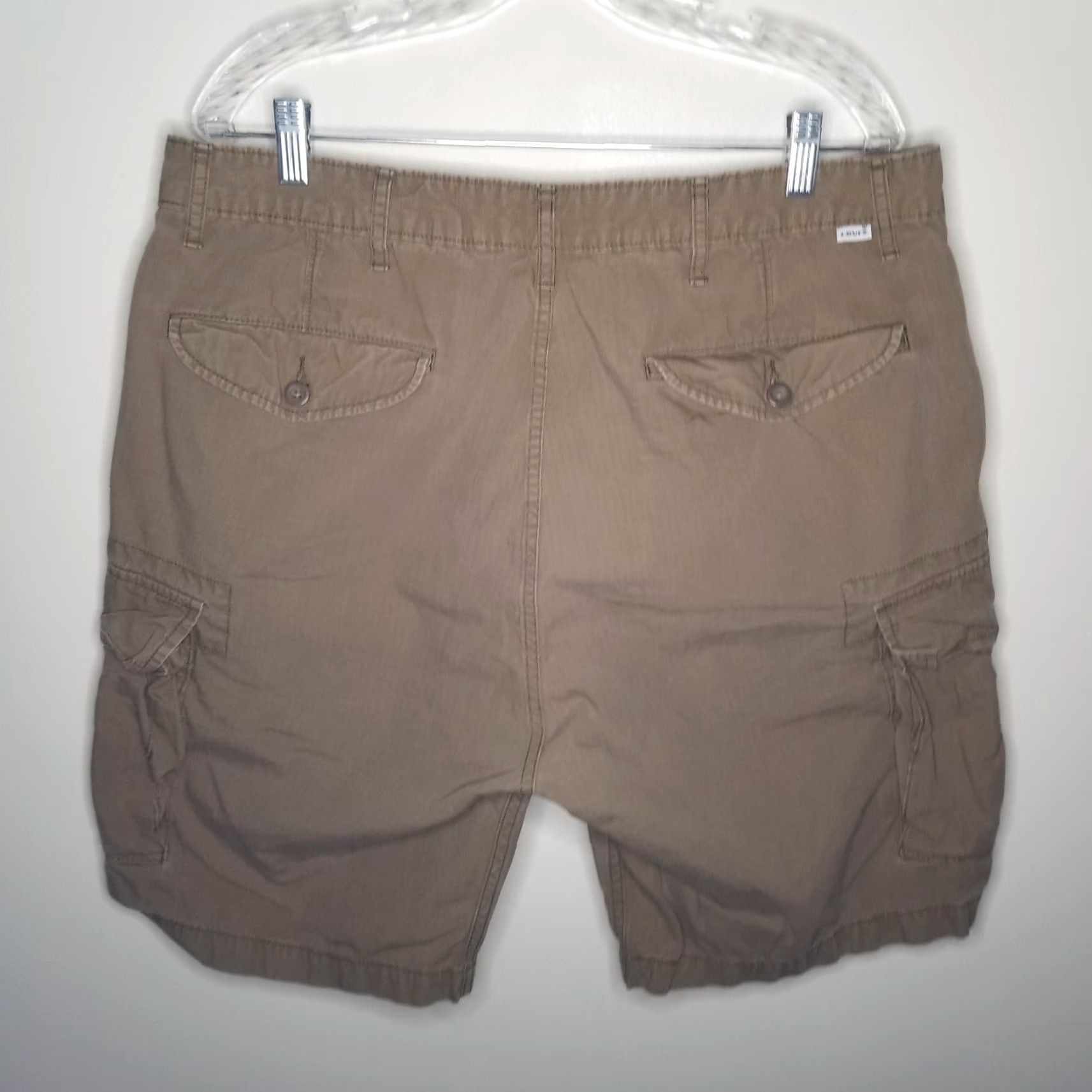 Levi's LEVI'S Cargo Shorts Brown Lightweight Mens Size 36 Regular Men's Shorts Brown 36 Size US 36 / EU 52 - 5 Thumbnail