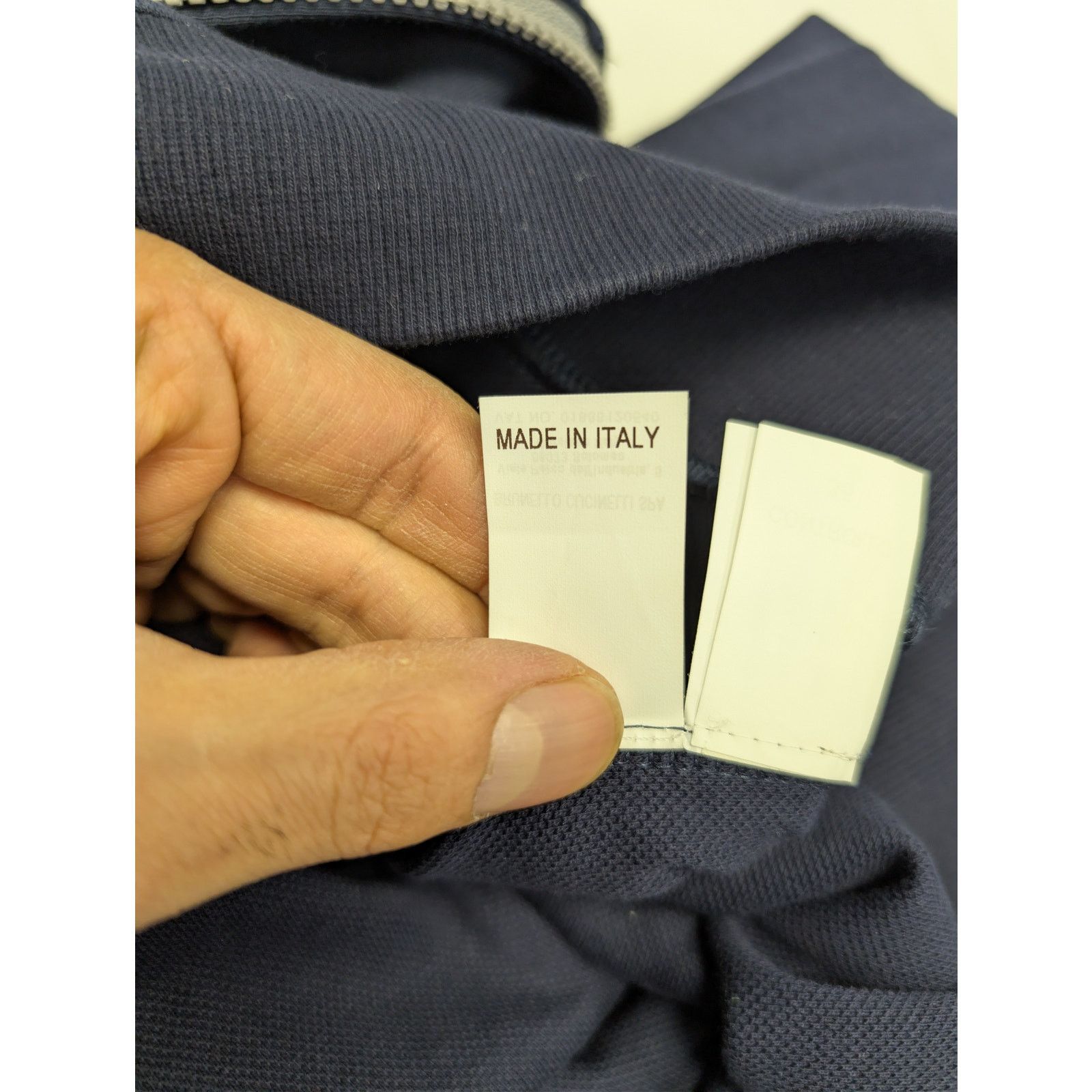 Brunello Cucinelli o1rshd1 cc20 Hi-Neck Zipper Sweatshirt in Blue Size US M / EU 48-50 / 2 - 23 Thumbnail