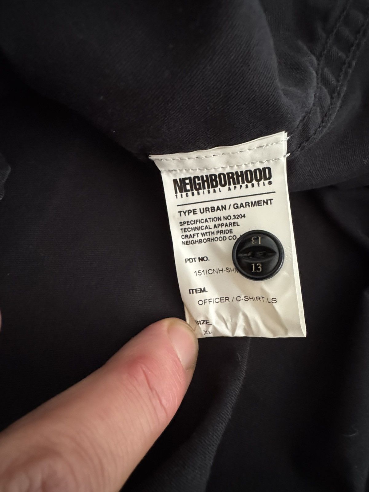 Neighborhood Neighborhood Officer Shirt - SZ 4 Size US XL / EU 56 / 4 - 5 Thumbnail