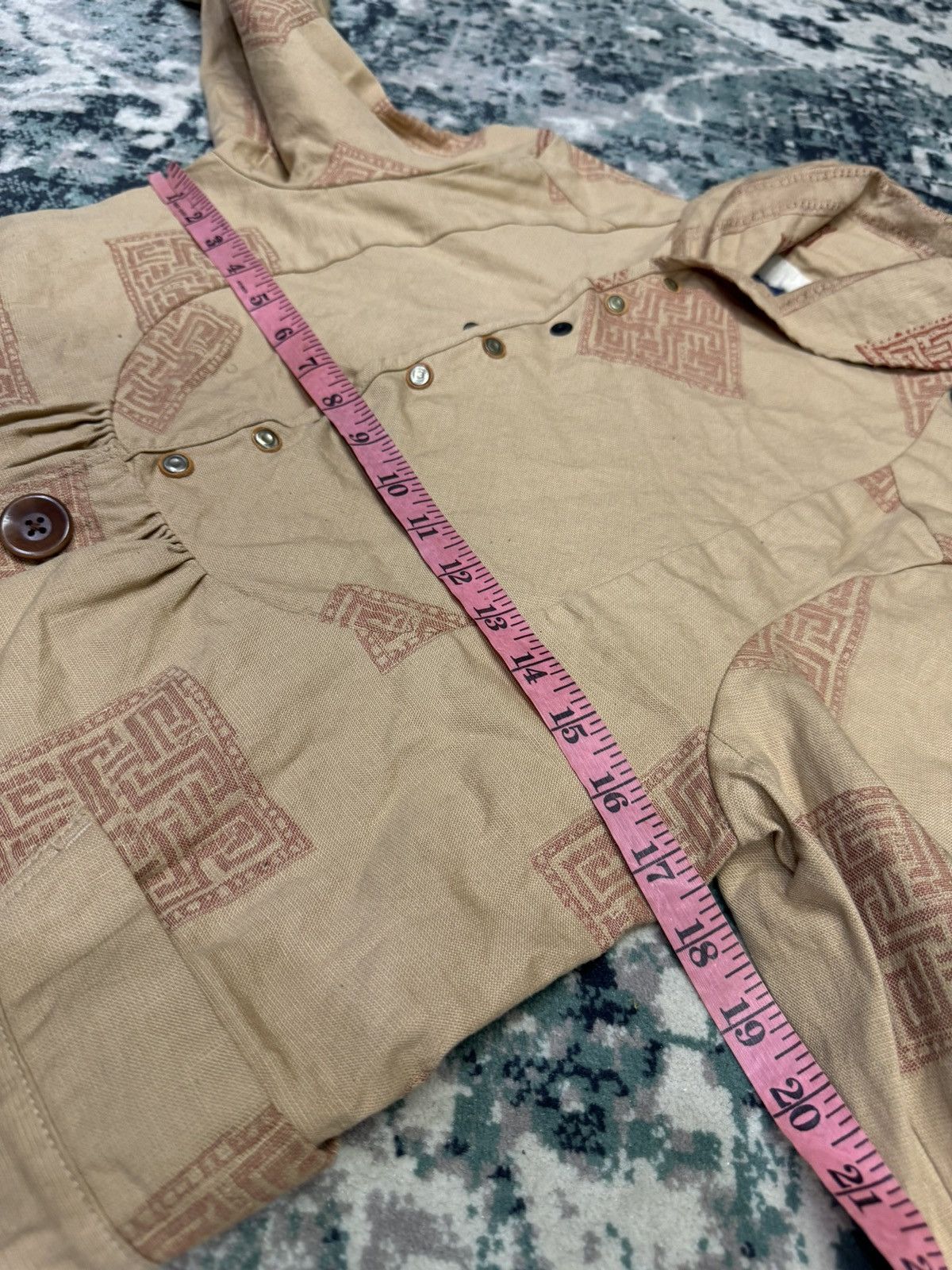 Kapital KAPITAL SHEMAGH PRINT NUMB MIXED FABRIC JACKET Size US S / EU 44-46 / 1 - 5 Thumbnail