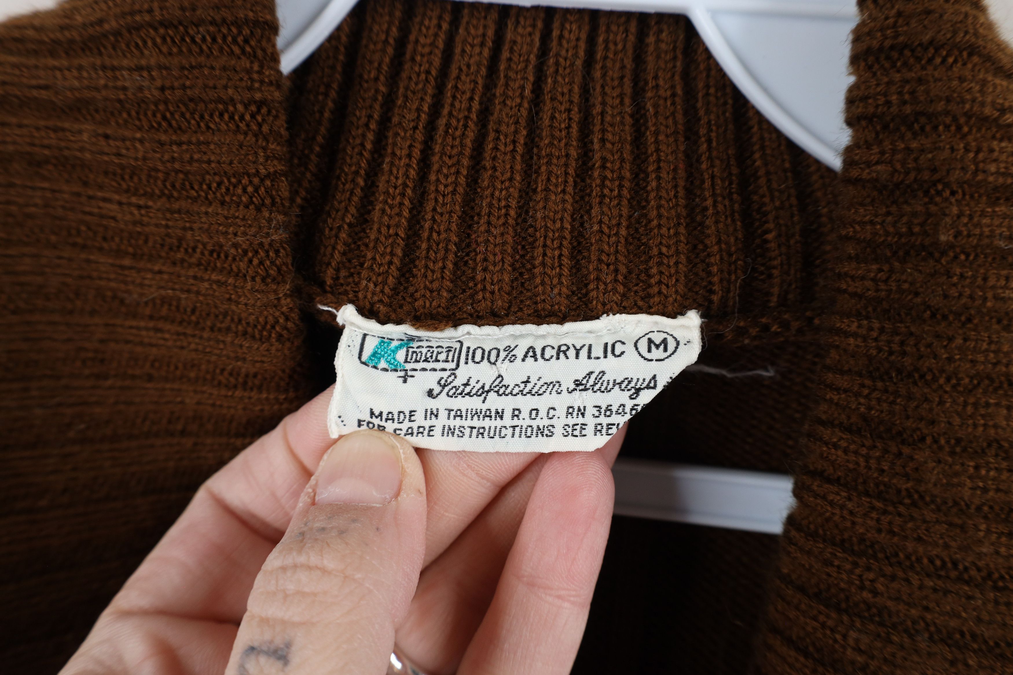 Vintage Vintage 70s Mid Century Modern MCM Shawl Cardigan Sweater Size M / US 6-8 / IT 42-44 - 9 Thumbnail