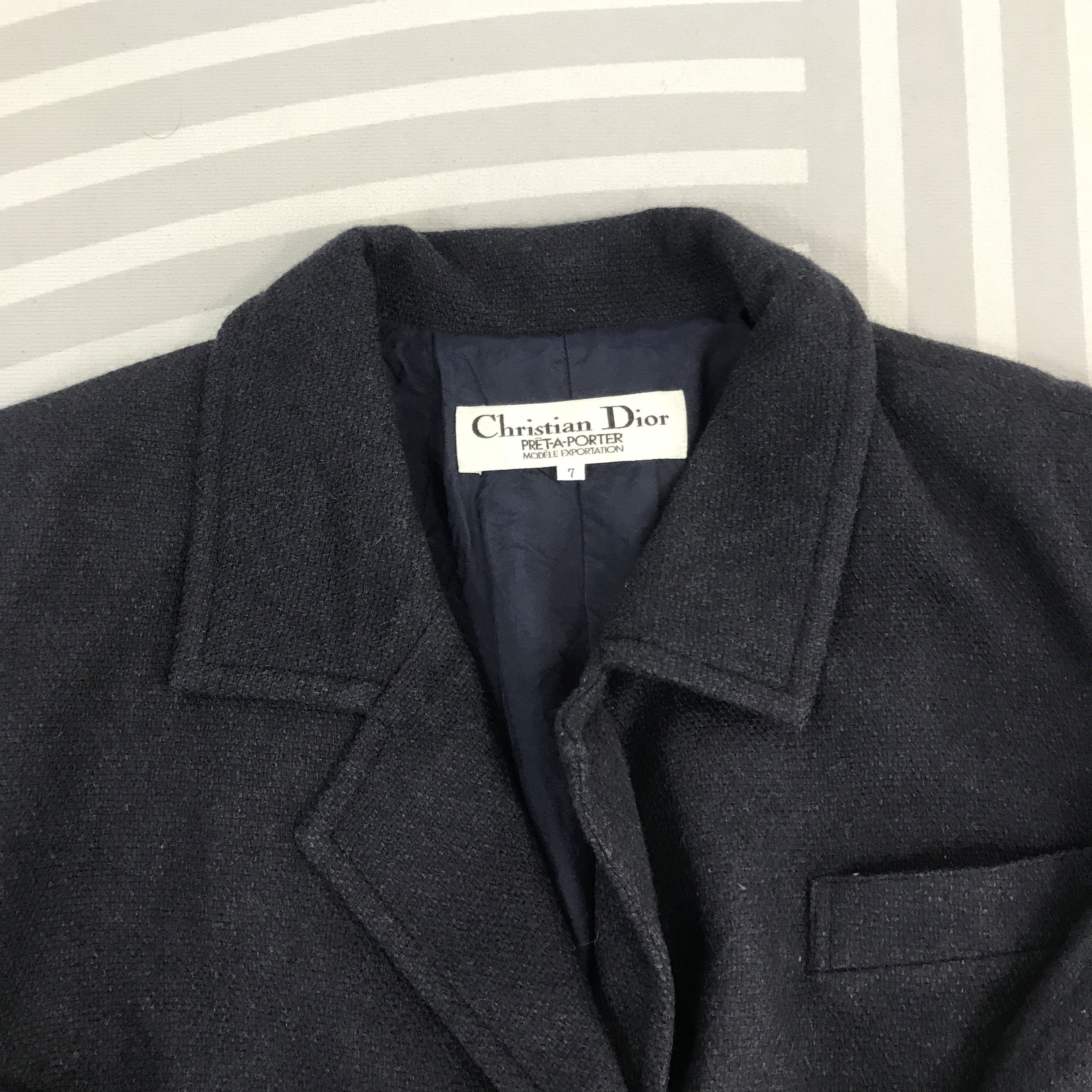 Christian Dior Monsieur × Vintage Vintage Christian Dior Wool Button Jacket Size US M / EU 48-50 / 2 - 8 Thumbnail
