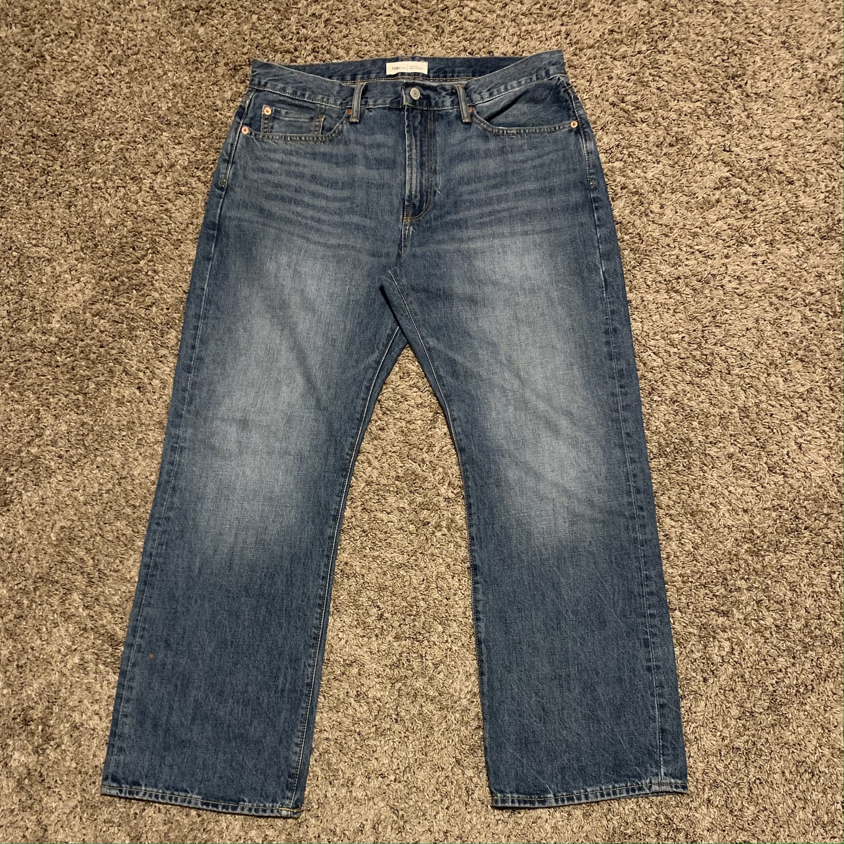 Gap GAP WIDE LEG RELAXED FIT JEANS Size US 33 - 2 Thumbnail