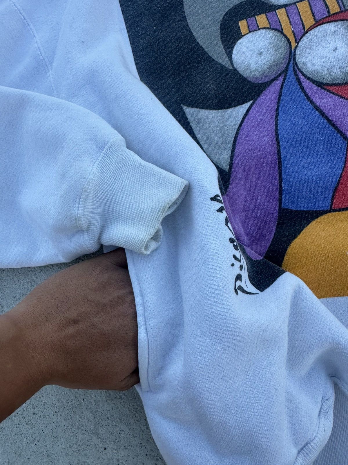 Vintage Vintage Pablo Picasso Artwork Painting Sweatshirt Size US L / EU 52-54 / 3 - 5 Thumbnail