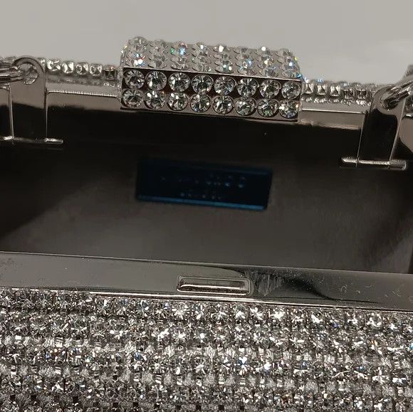 Jimmy Choo Jimmy Choo Micro Cloud Silver Crystal Mini Bag with Fringe Size ONE SIZE - 12 Thumbnail