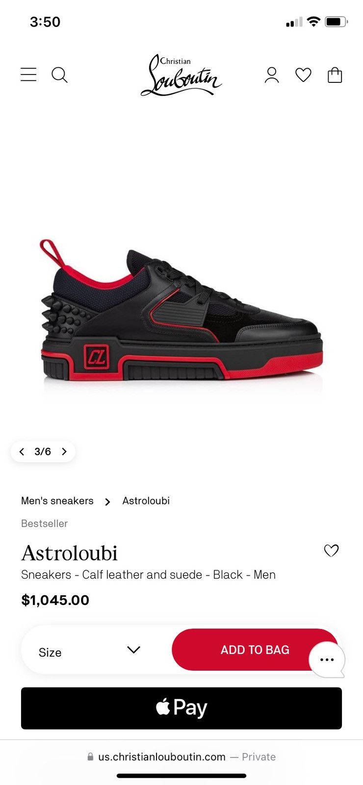 Christian Louboutin Christian Louboutin Astroloubi Sneaker Size US 8 / EU 41 - 8 Thumbnail