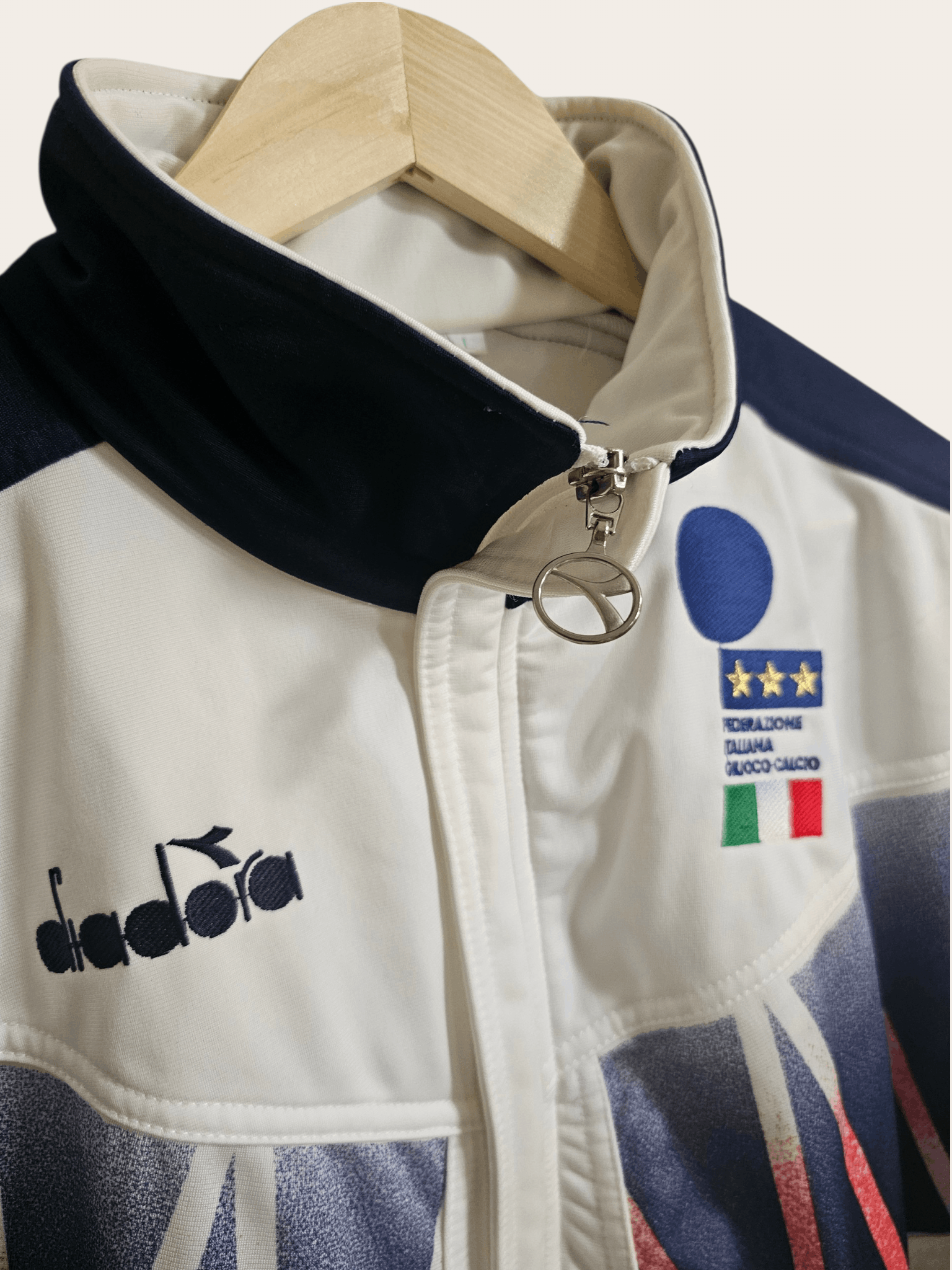Diadora Italy Diadora 90's Warm Up Jacket Size US XL / EU 56 / 4 - 5 Thumbnail