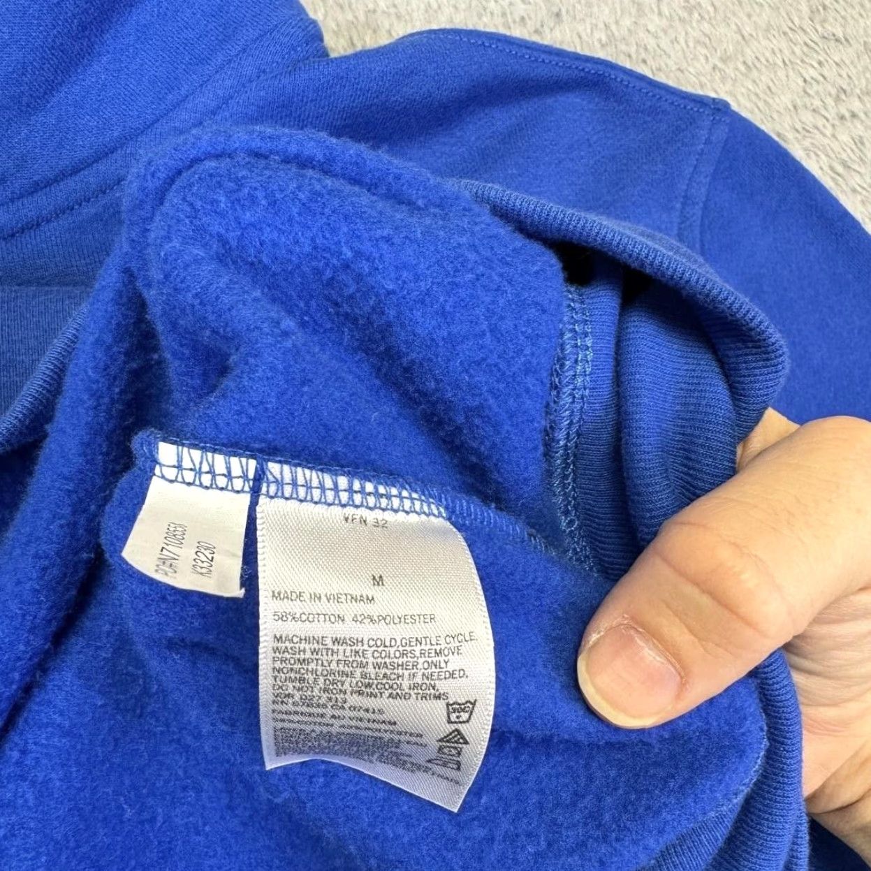 Nautica Nautica Sweatshirt Mens M Blue 1/4 Zip Mock Neck Fleece Lined Pullover Size US M / EU 48-50 / 2 - 6 Thumbnail