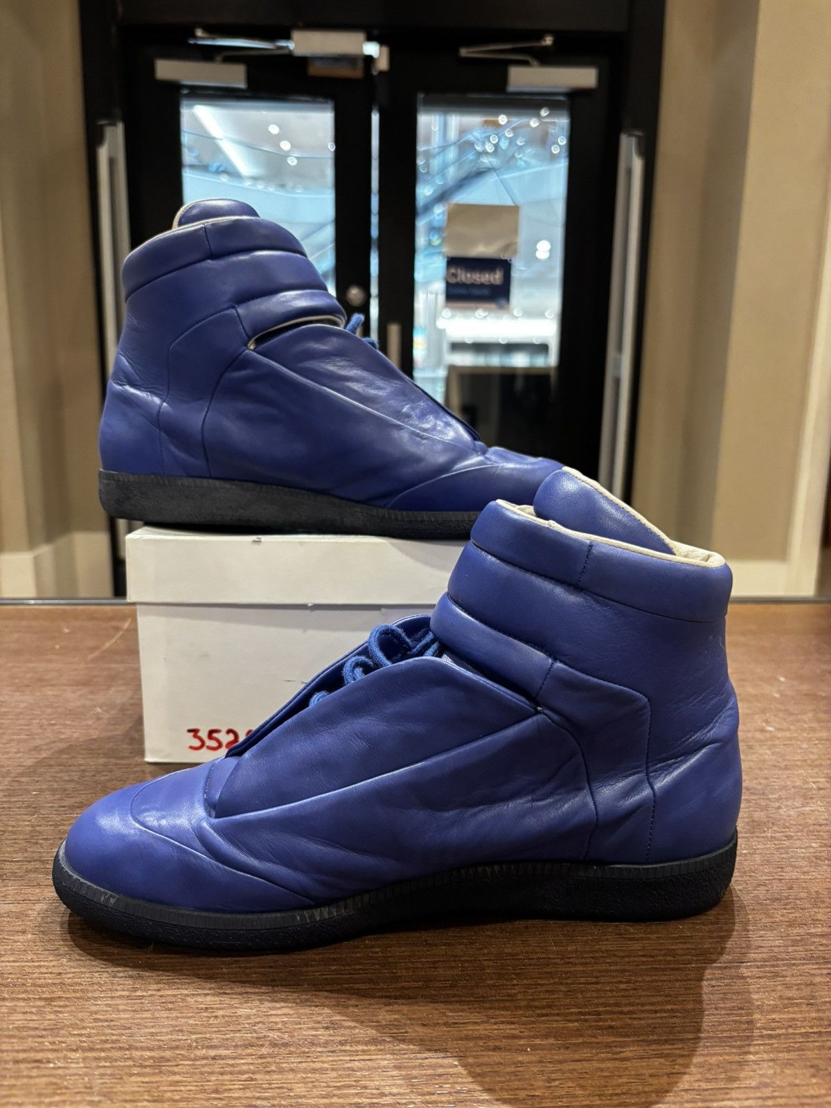 Maison Margiela Maison Margiela Future High Navy Size US 9.5 / EU 42-43 - 2 Thumbnail