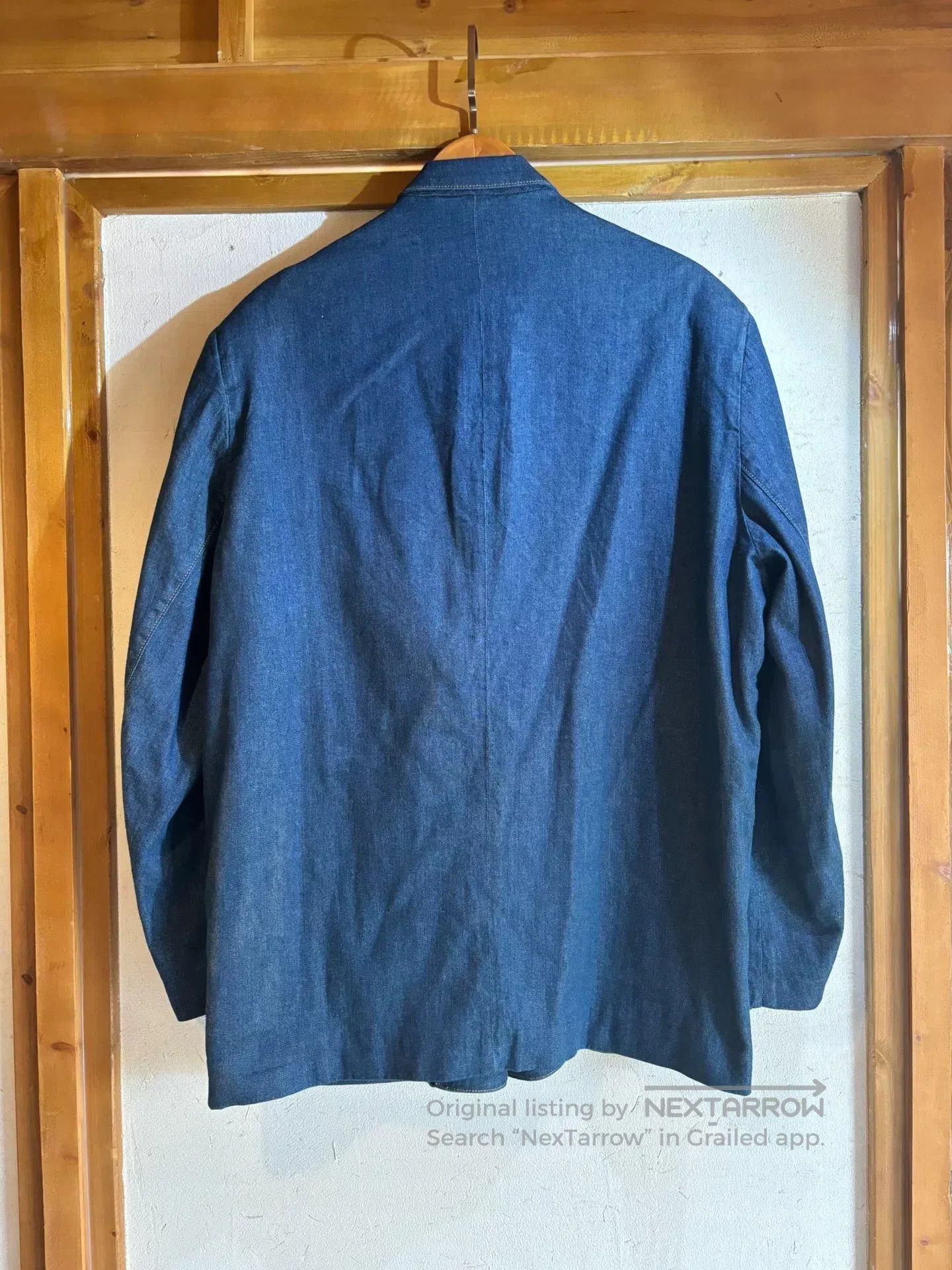 Lemaire Lemaire Padded Shoulder Denim Blazer. Size US M / EU 48-50 / 2 - 8 Thumbnail