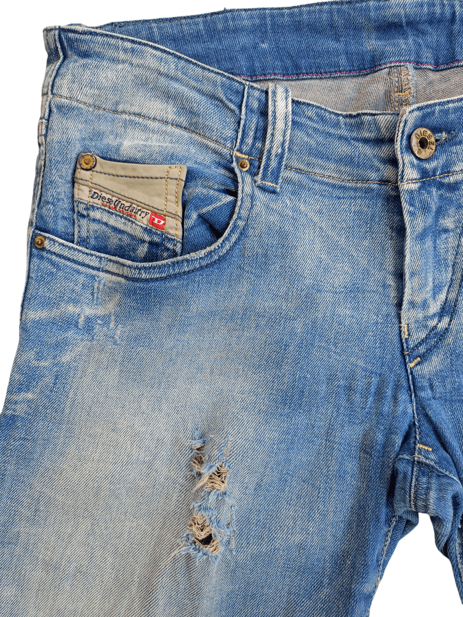 Diesel × Vintage DIESEL Grupee Cropped Super Slim Skinny Streetwear Denim Size 27" / US 4 / IT 40 - 3 Thumbnail