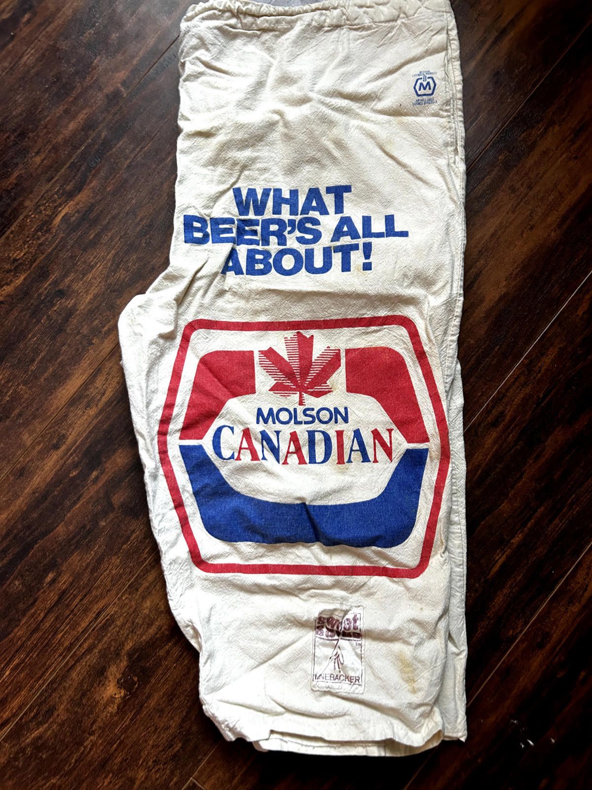 Other Vintage Molson Canadian Sweet Sacks Linebacker Shorts 1990 Size US 32 / EU 48 - 2 Thumbnail