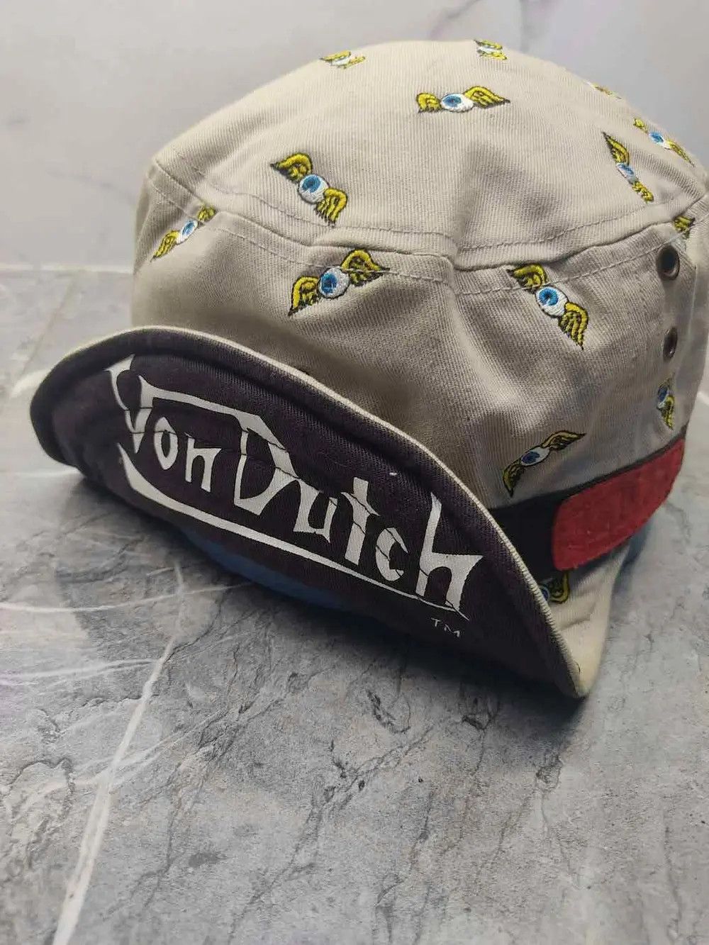 Vintage × Von Dutch Von Dutch Fullprint Cap Hat Size ONE SIZE - 8 Thumbnail