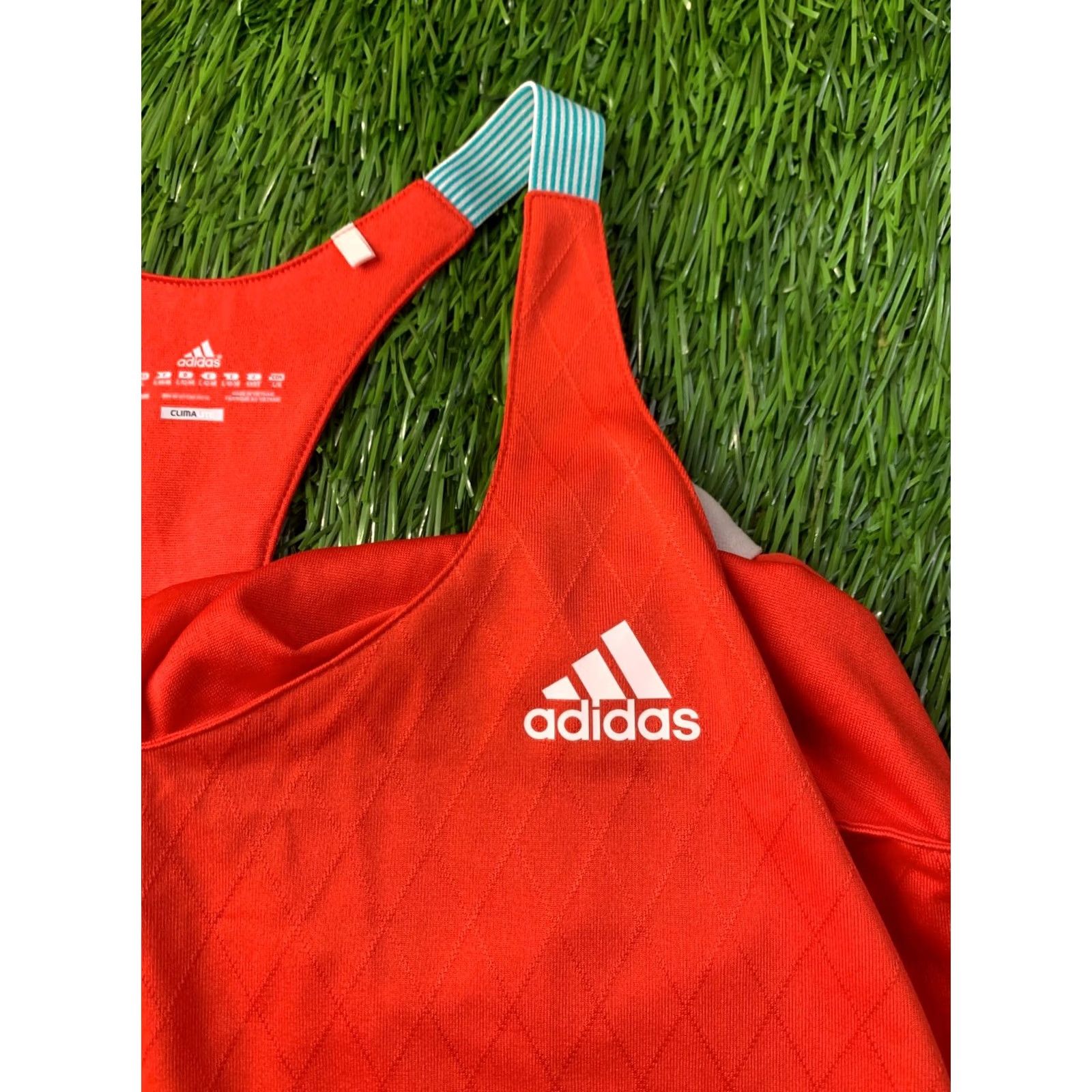 Adidas ADIDAS Tank Shirt Vest Women L Orange White 2011 X17817 Vintage? No Shirt Womens L Regular Size Large Size L / US 10 / IT 46 - 5 Thumbnail