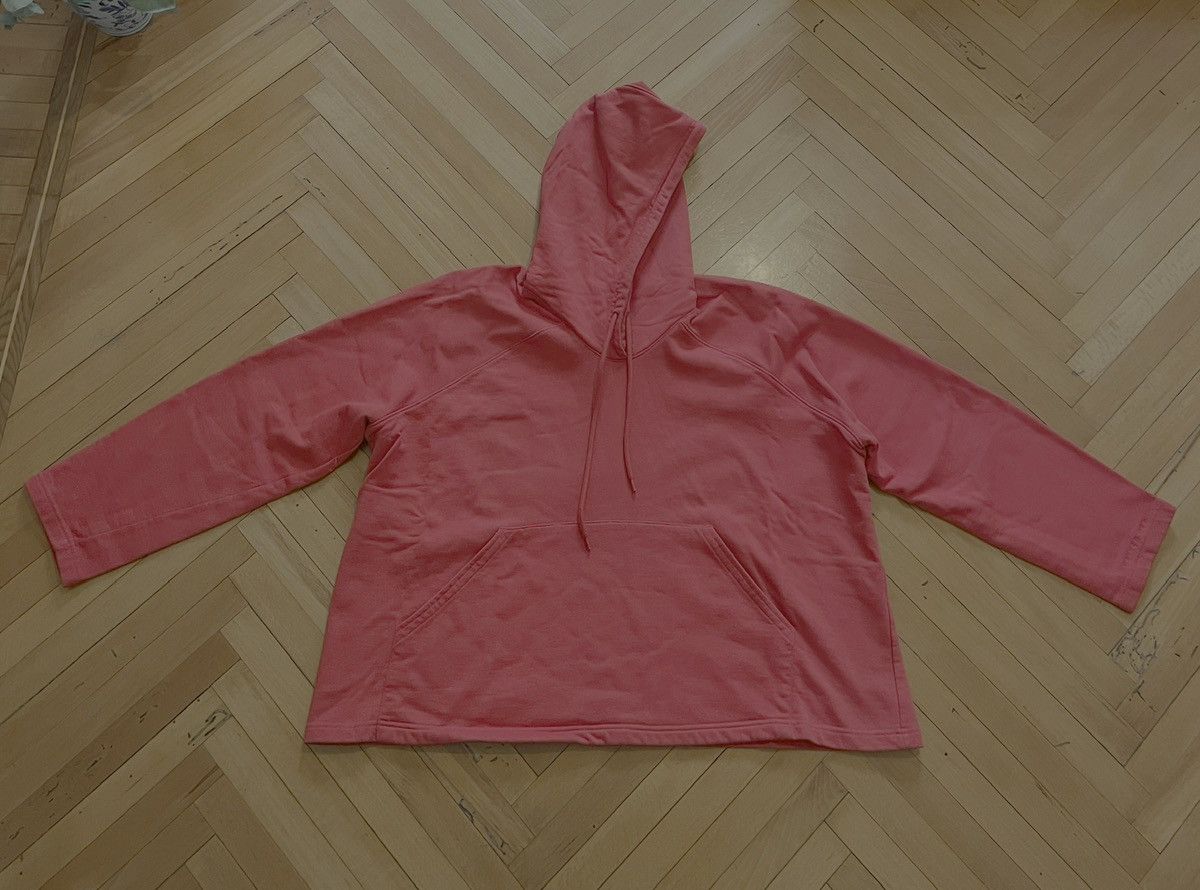 Balenciaga Balenciaga Red Boxy Cropped Hoodie Size US XXL / EU 58 / 5 - 2 Thumbnail