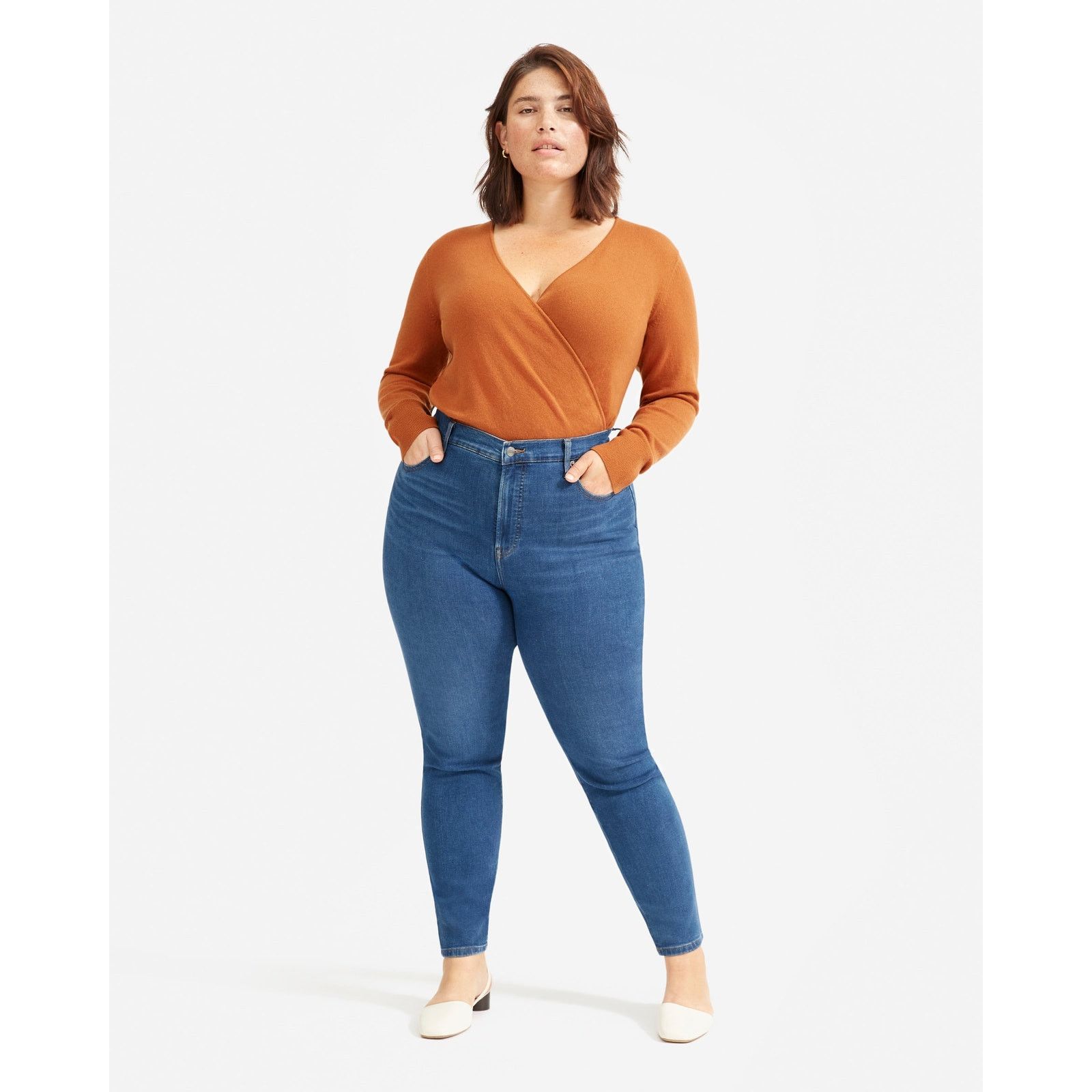 Everlane Everlane Authentic High-Rise Ankle Skinny Jeans 23 Size 23" - 8 Thumbnail