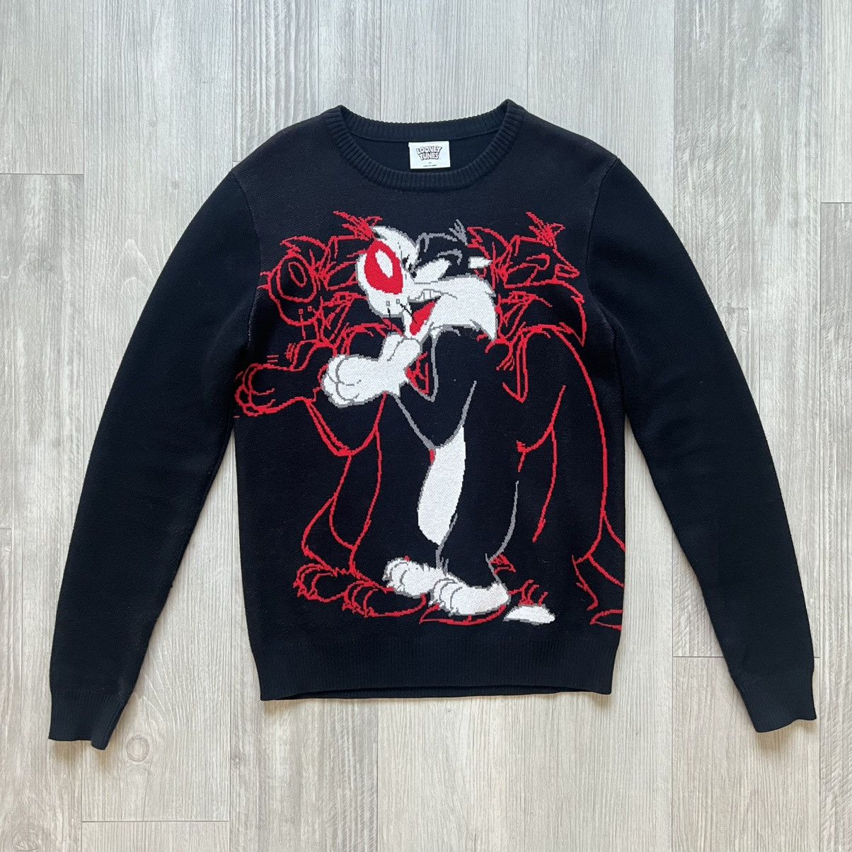 Cartoon Network Looney Tunes Evil Sylvester Sweater Size US M / EU 48-50 / 2 - 7 Thumbnail
