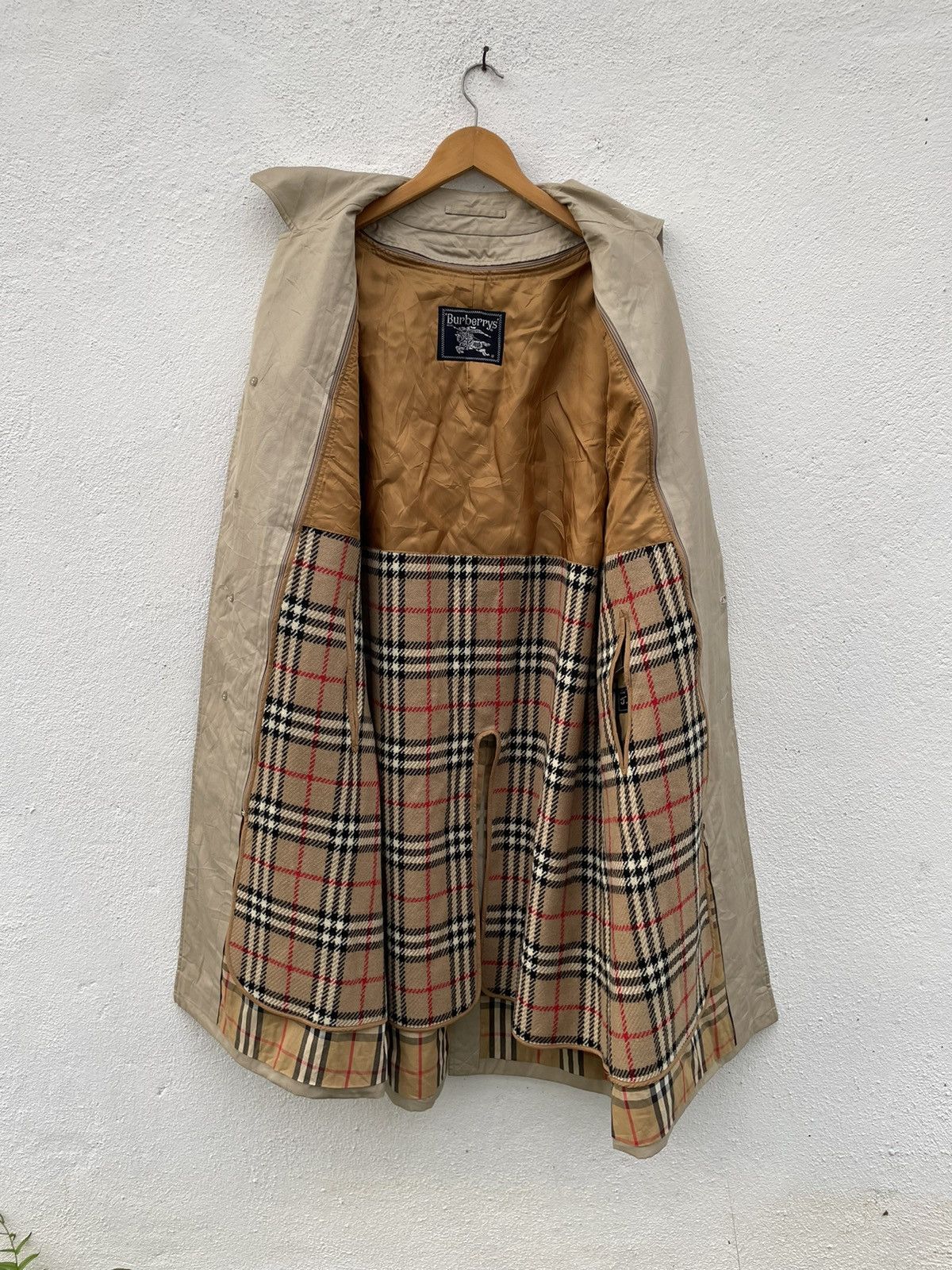 Burberry Prorsum × Vintage Vintage Burberrys Nova Checked Trench Jacket Size US M / EU 48-50 / 2 - 1 Thumbnail