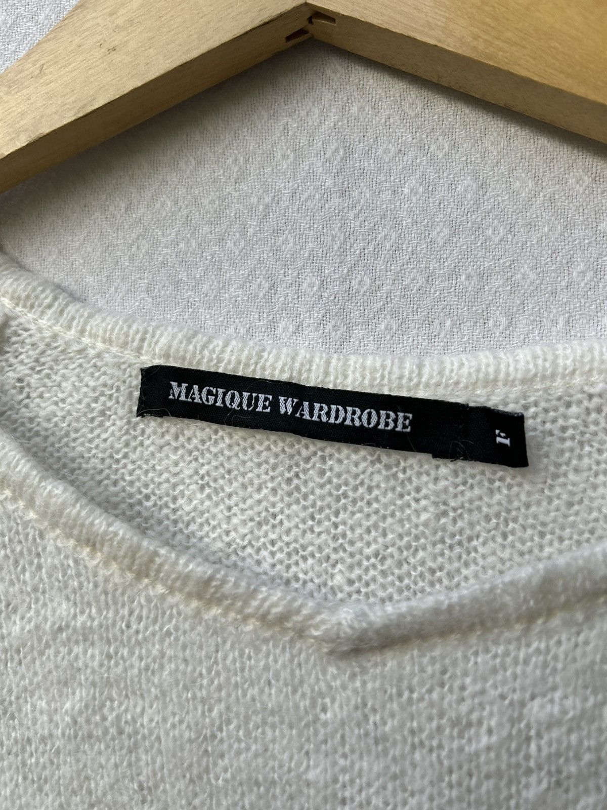 If Six Was Nine × Japanese Brand × Le Grande Bleu (L.G.B.) Magique Wardrobe Fuzzy Mohair Knitted Styled Issey Size US M / EU 48-50 / 2 - 6 Thumbnail