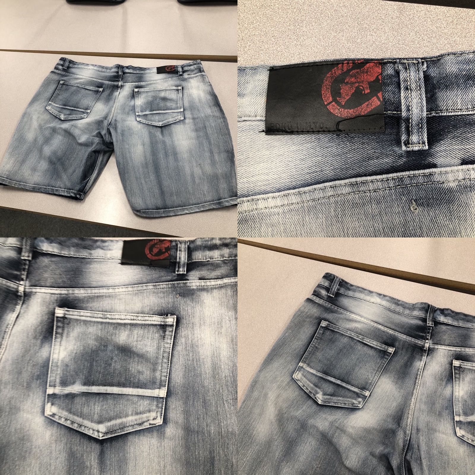 Ecko Unltd. VINTAGE Mens Ecko Unltd Bermuda Shorts Jeans Blue Stone Wash 50 Big & Tall Hip Hop Mens Size US 34 / EU 50 - 8 Thumbnail