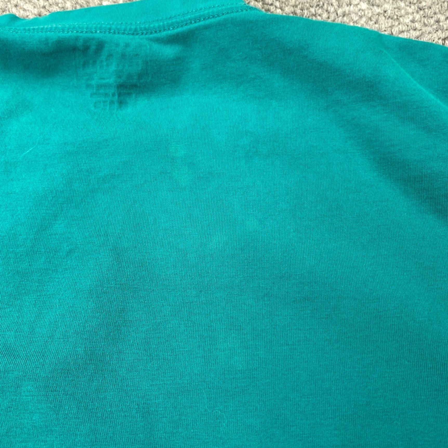 Vintage L.L. Bean Pocket Shirt Mens M Teal Blue Crew Neck Short Sleeve Jersey Regular Fit Pockets T-Shirt Size US M / EU 48-50 / 2 - 5 Thumbnail
