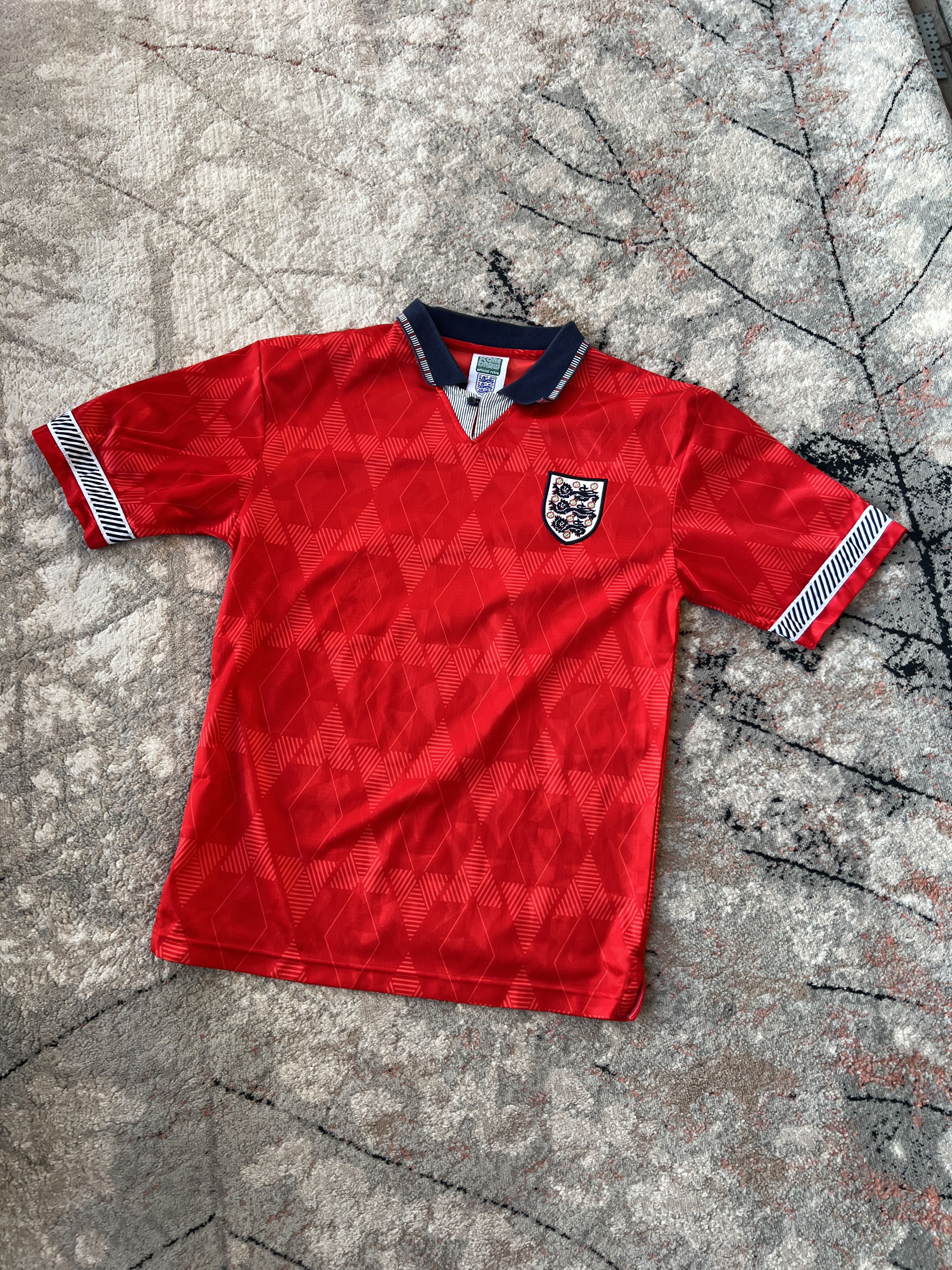 Vintage England Vintage Score Draw Jersey Size US S / EU 44-46 / 1 - 1 Thumbnail