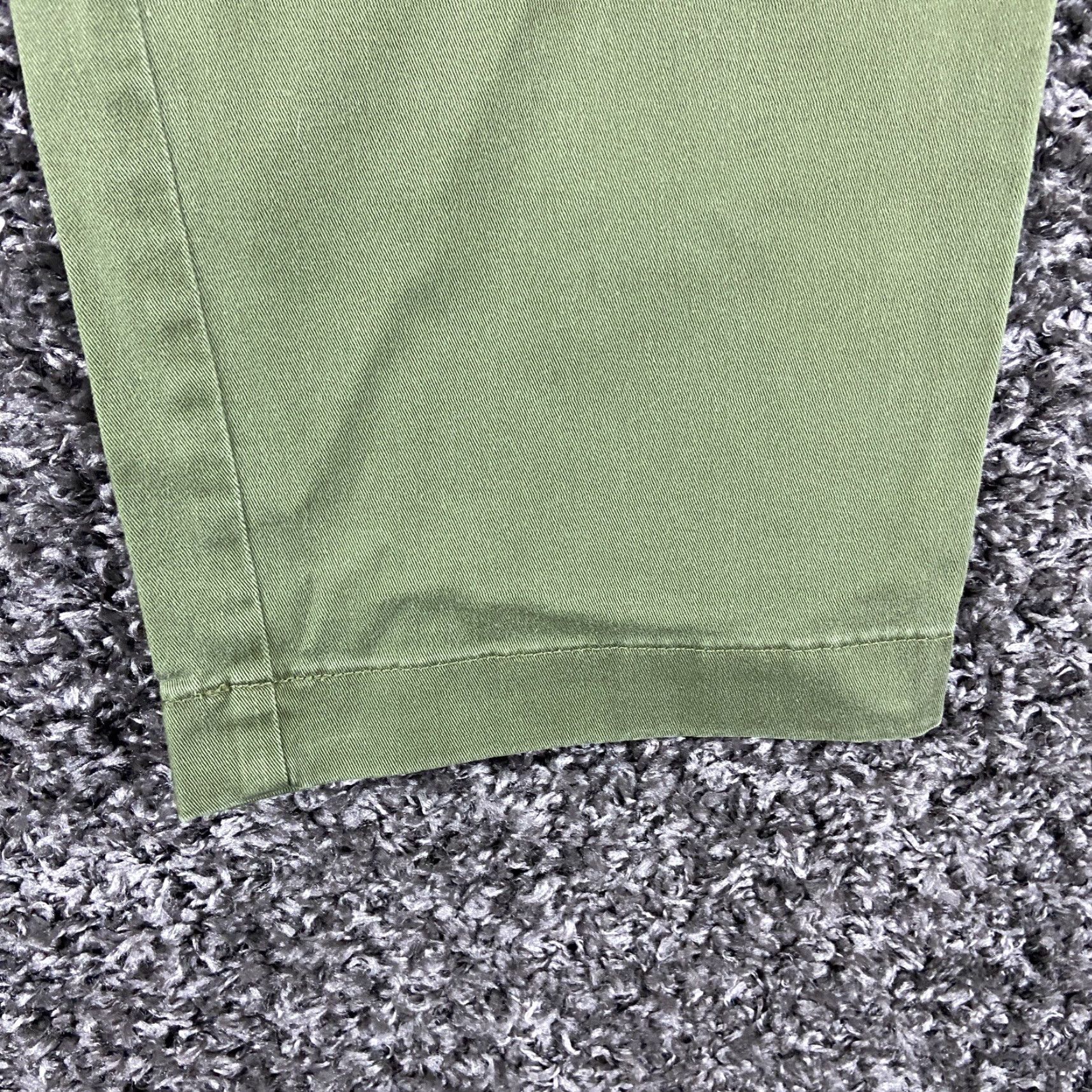 Vintage VINTAGE L.L. Bean Women's Pants Size 12 Green Wide Leg Chino Classic Fit Size 34" / US 12 / IT 48 - 2 Thumbnail