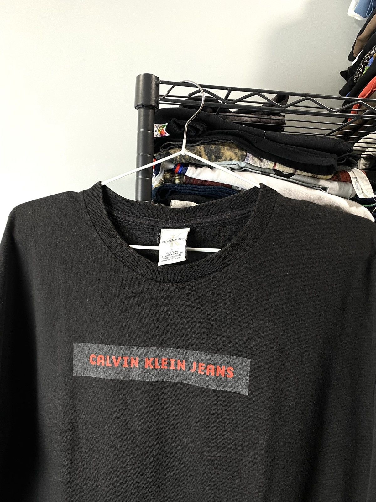 Calvin Klein 205W39NYC Vintage Archive Calvin Klein Reflective T Shirt Size US L / EU 52-54 / 3 - 8 Thumbnail