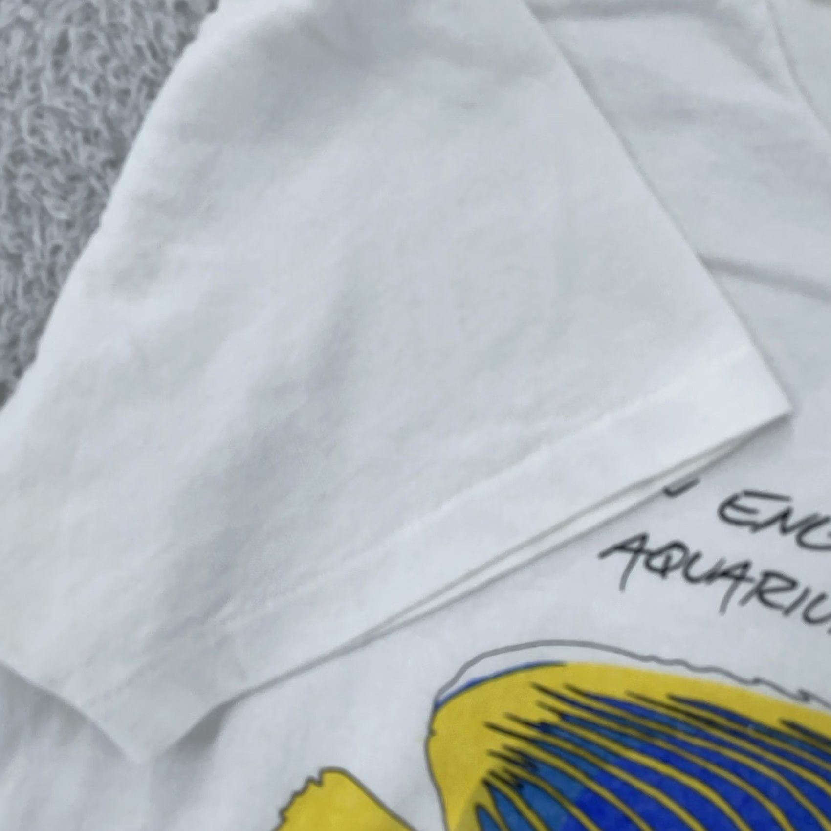 Vintage VINTAGE New England Aquarium Shirt Mens S White Tropical Fish Made USA 90s Size US S / EU 44-46 / 1 - 3 Thumbnail