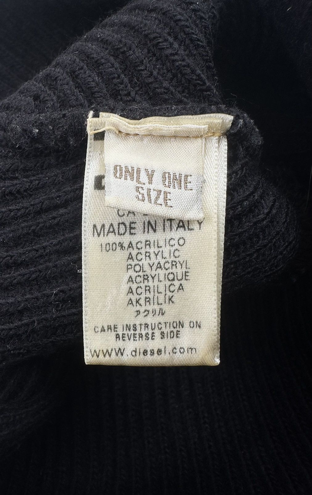 Diesel Ambiguous Diesel Short Beanie Size ONE SIZE - 5 Thumbnail