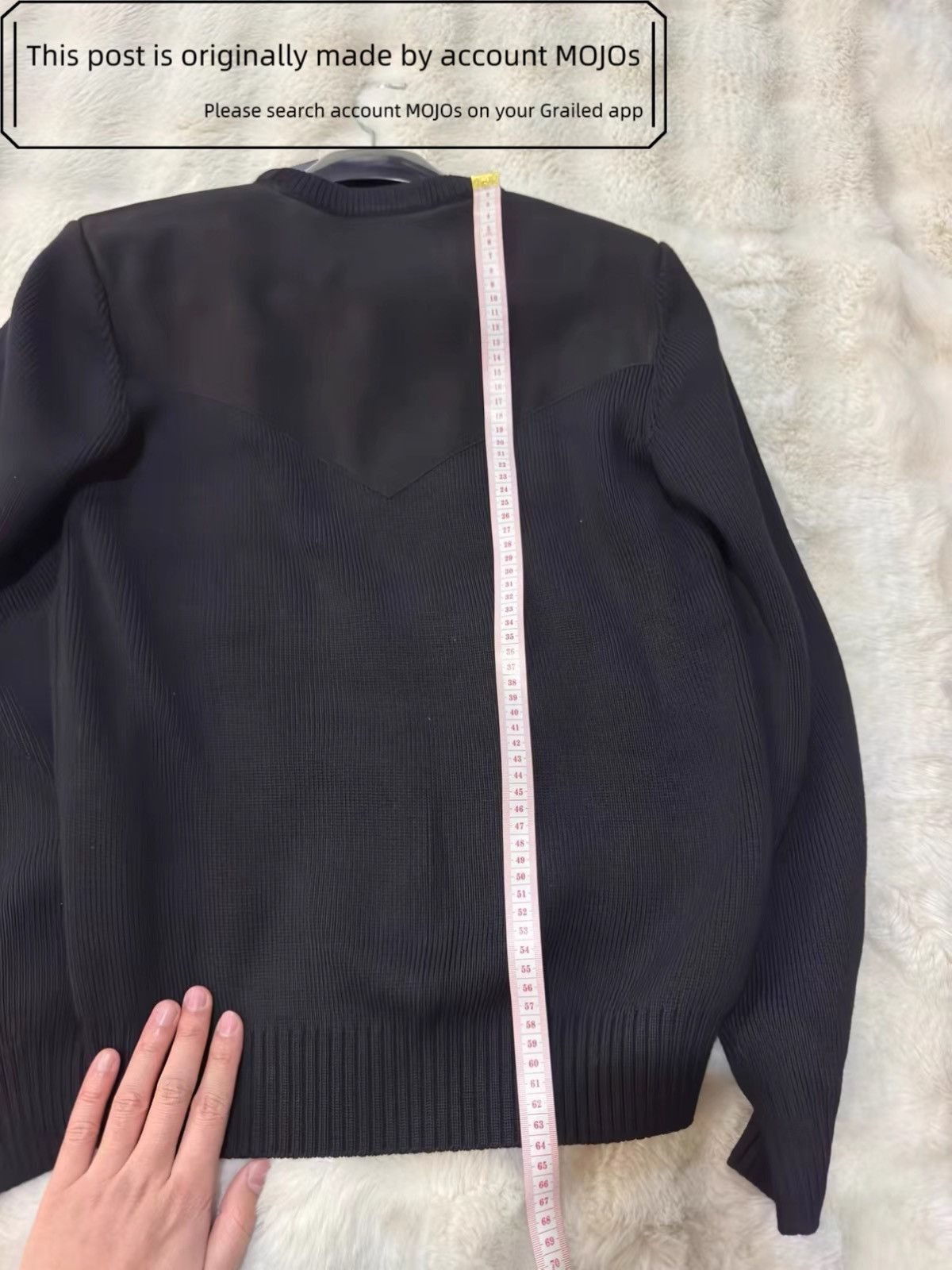 Sz M Saint Laurent Paris 14AW Black Suede Sweaters mojos82