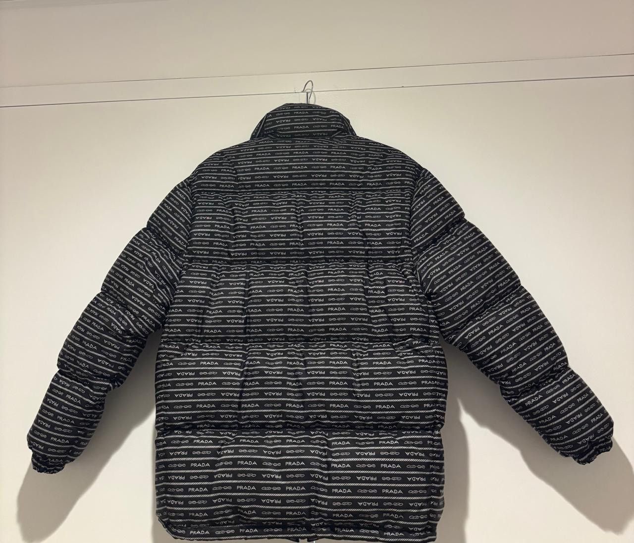 Balenciaga Prada Re-nylon All Over Logo Padded Jacket Size XS / US 0-2 / IT 36-38 - 3 Thumbnail