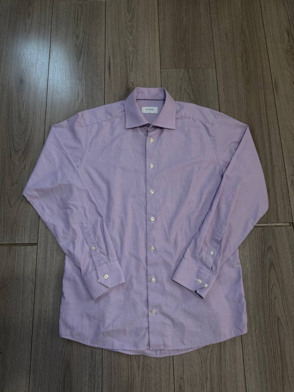 Eton Luxury Eton Shirt Mens 41/16 Purple Long Sleeve Slim Size US M / EU 48-50 / 2 - 1 Thumbnail