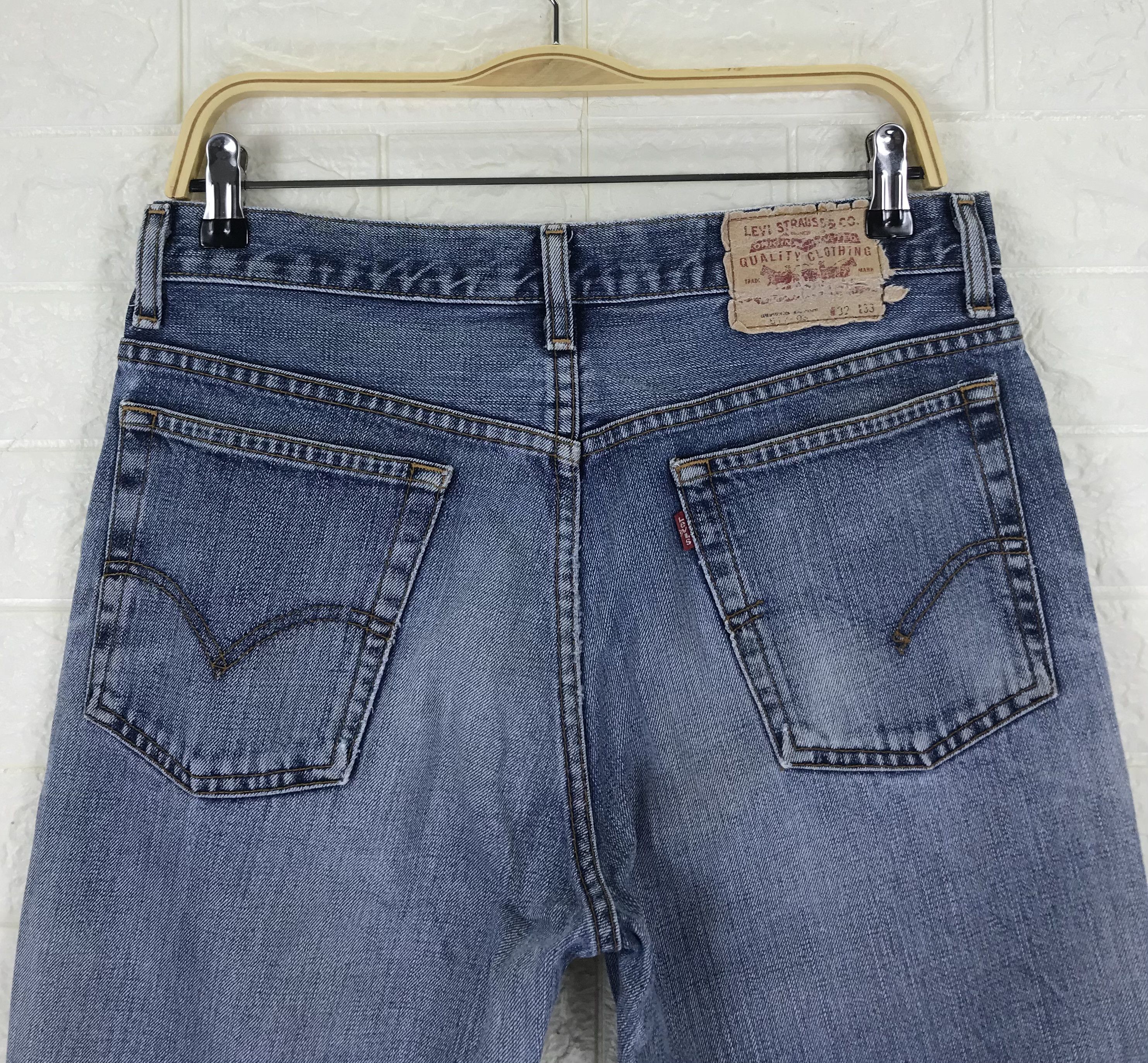 Levi's Vintage Levi's 517 Flare Jeans Distressed Denim Size US 32 / EU 48 - 6 Thumbnail
