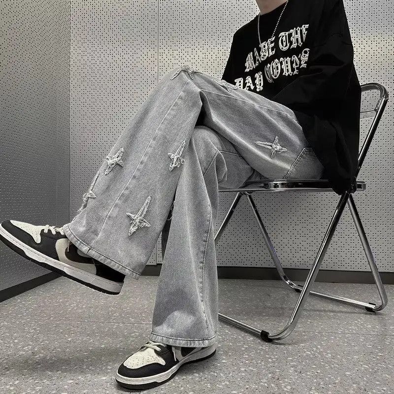 Japanese Brand × Jean Star Baggy Gray Denim Jeans Size US 28 / EU 44 - 2 Thumbnail