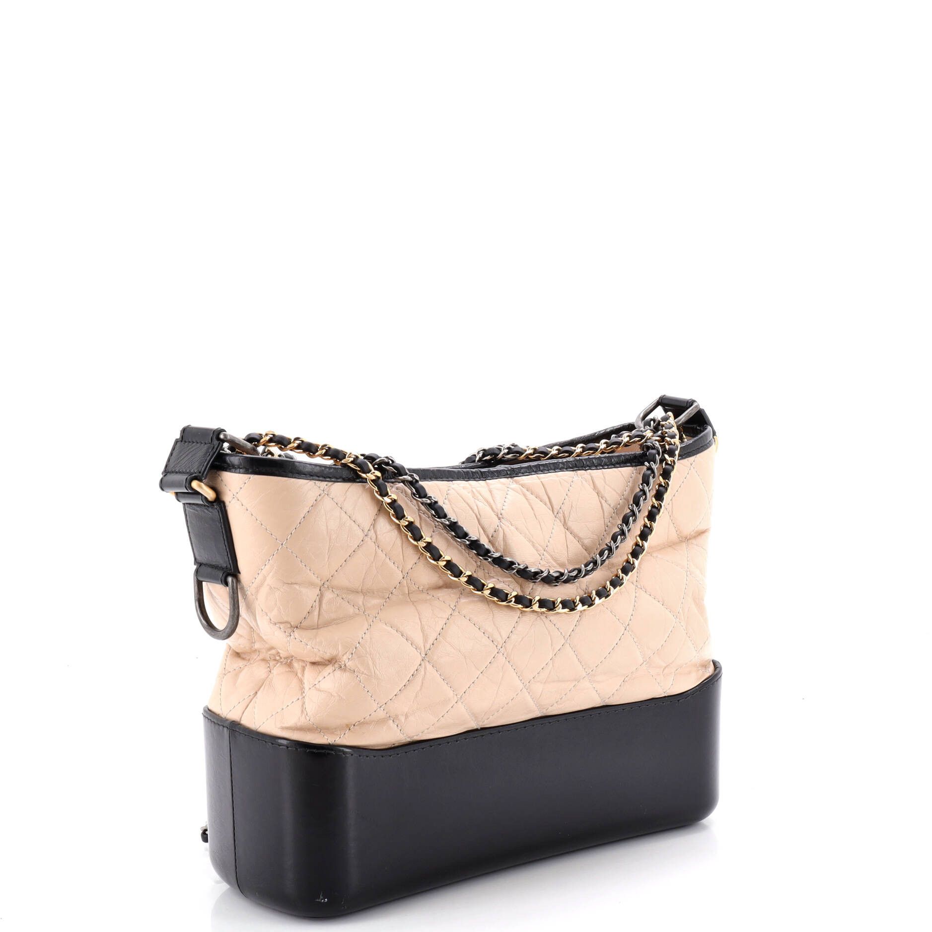 Chanel Bicolor Gabrielle Hobo Quilted Aged Calfskin Medium Size ONE SIZE - 1 Thumbnail