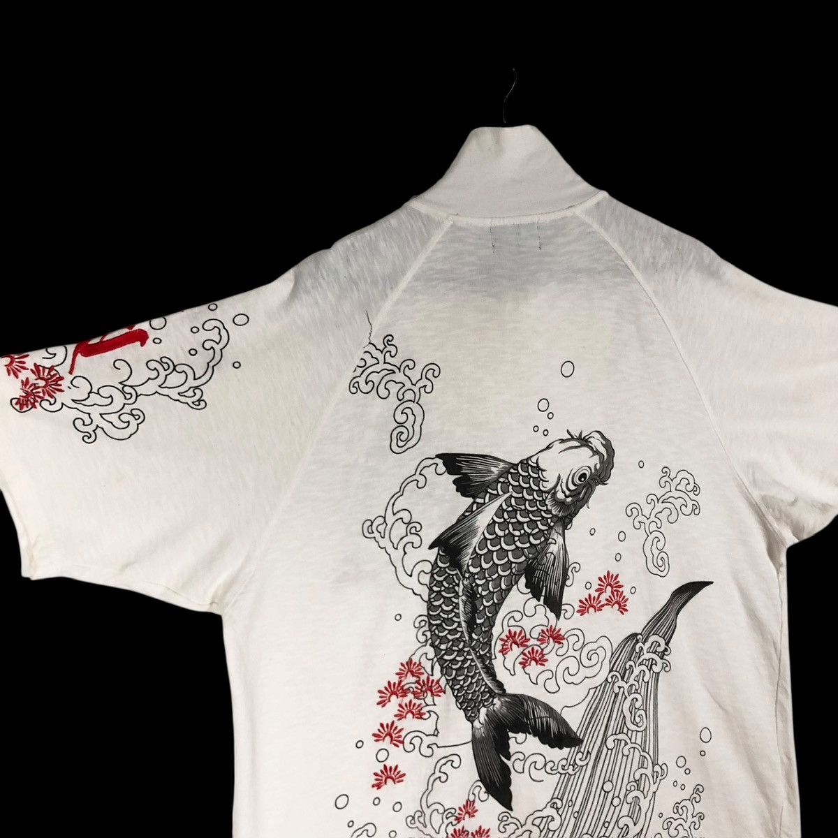 If Six Was Nine Vintage 90s Japanese Brand Koi Logo Tatoo Sweatshirt Size US L / EU 52-54 / 3 - 9 Thumbnail