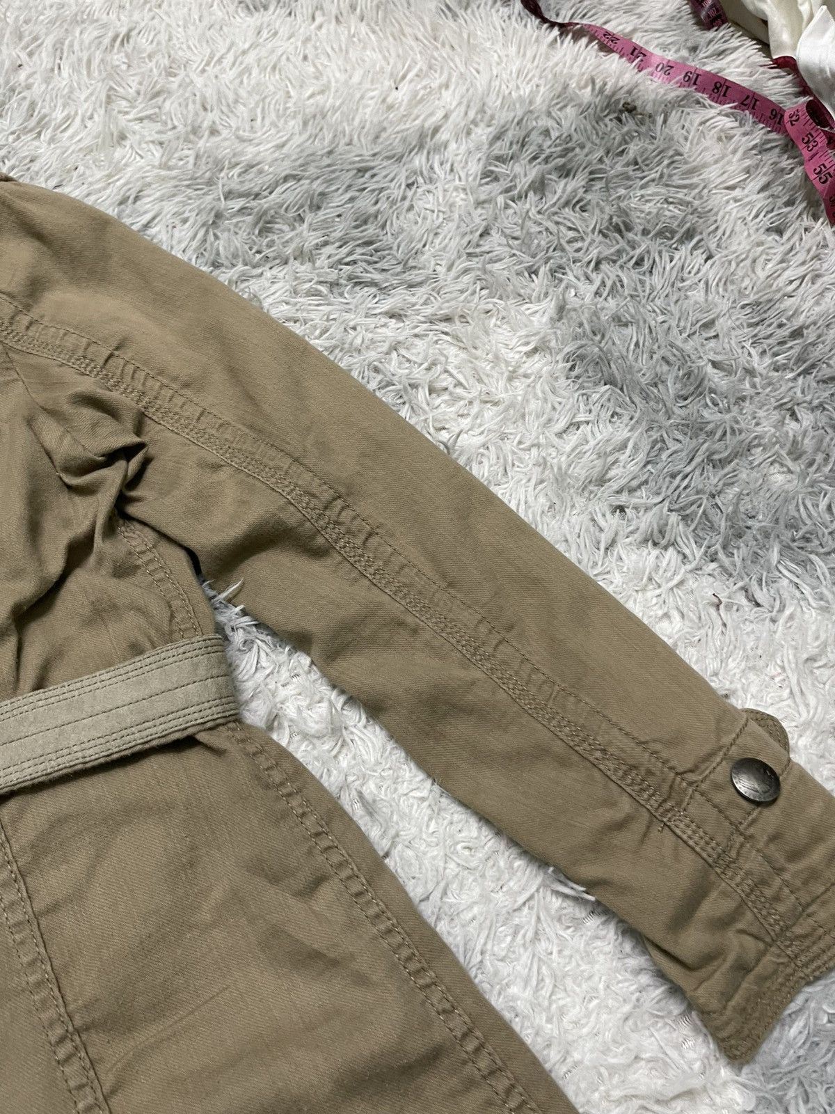 2000s G.O.A TECHTICAL PARKA JACKET LEATHER BELT